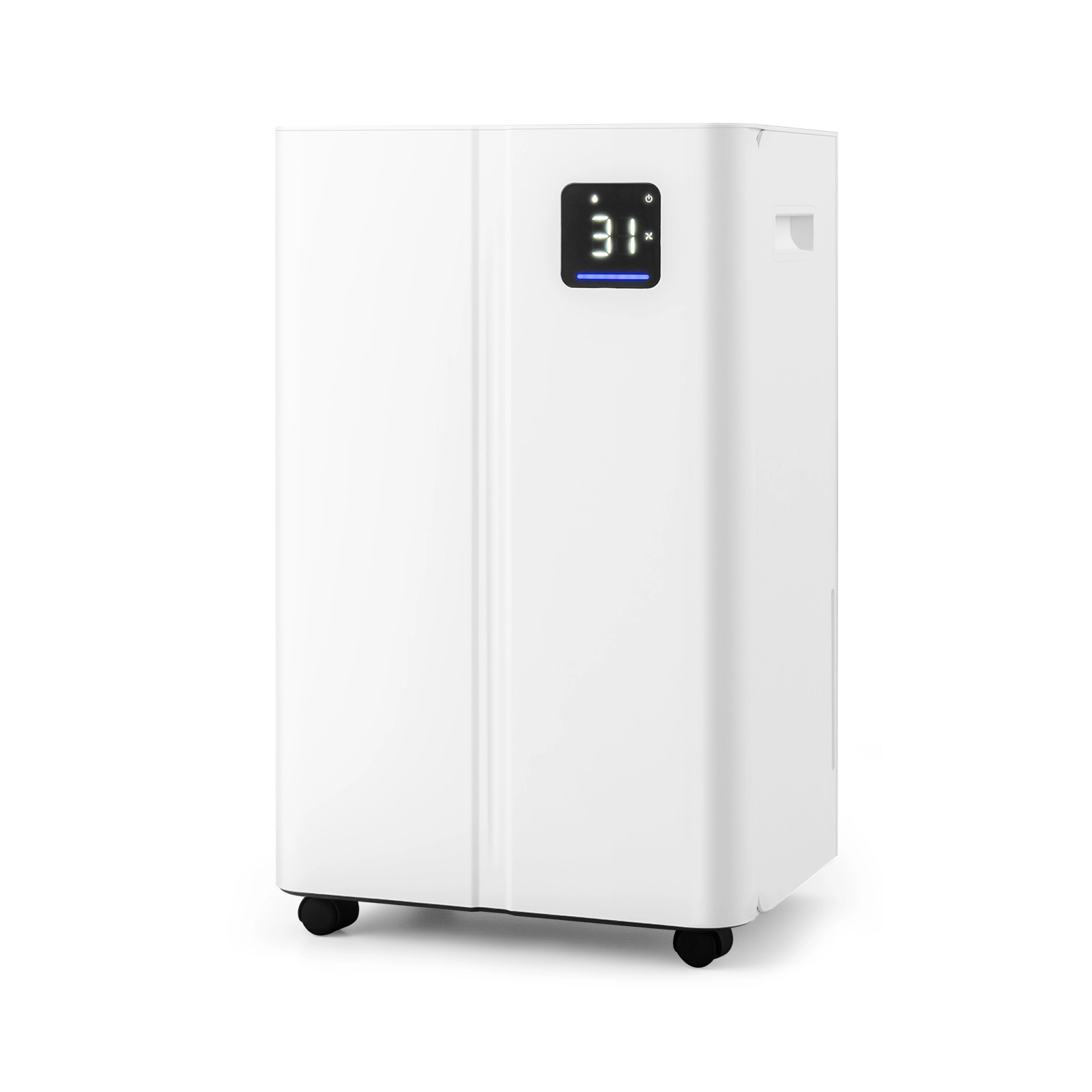 SlickBlue 54 Pint Dehumidifier for Rooms with Humidity Control, Drain Hose