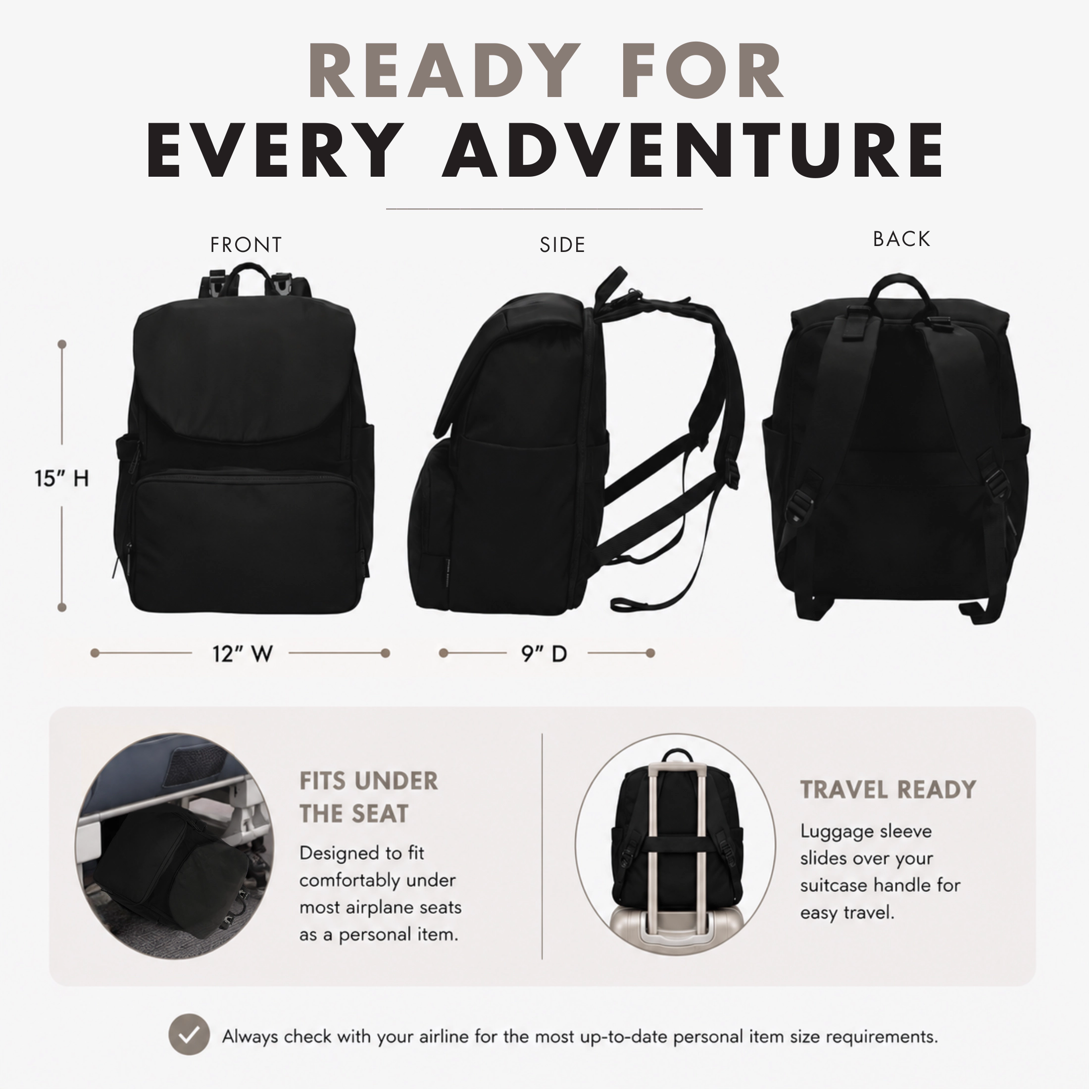 Hynes Eagle Unisex Motion All-in-One Diaper Backpack