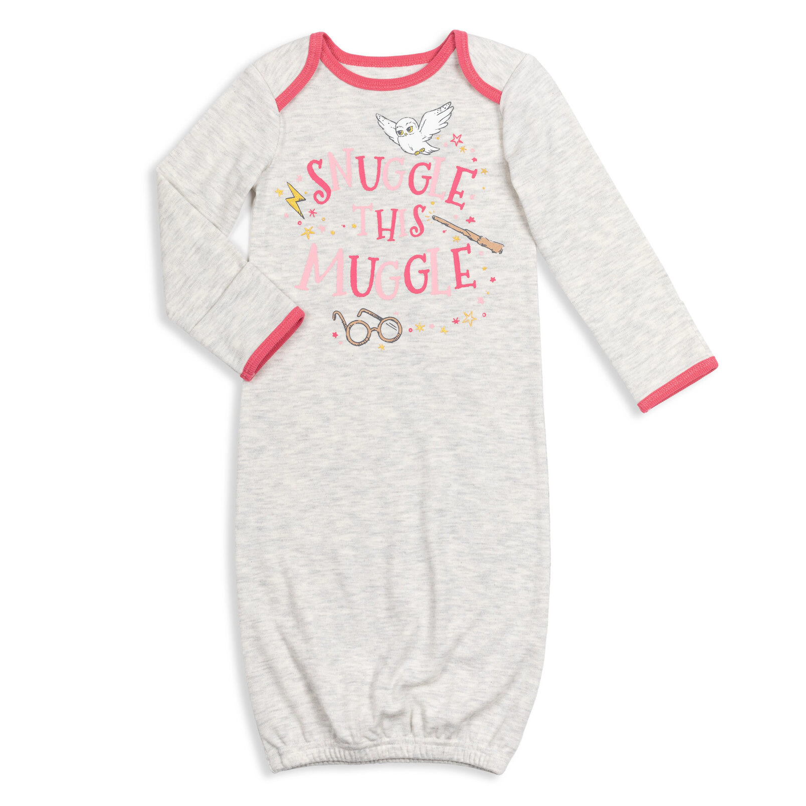 Harry Potter Hedwig Baby Girls' One Piece Sleepwear Sleeper Gowns