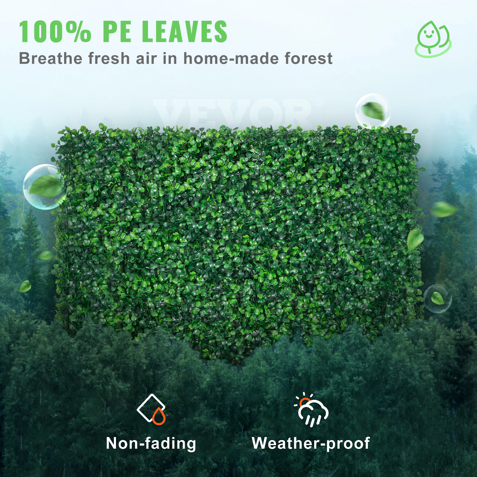 HONGGE Artificial Boxwood Panels, Boxwood Hedge Wall Panels, Artificial Grass Backdrop Wall