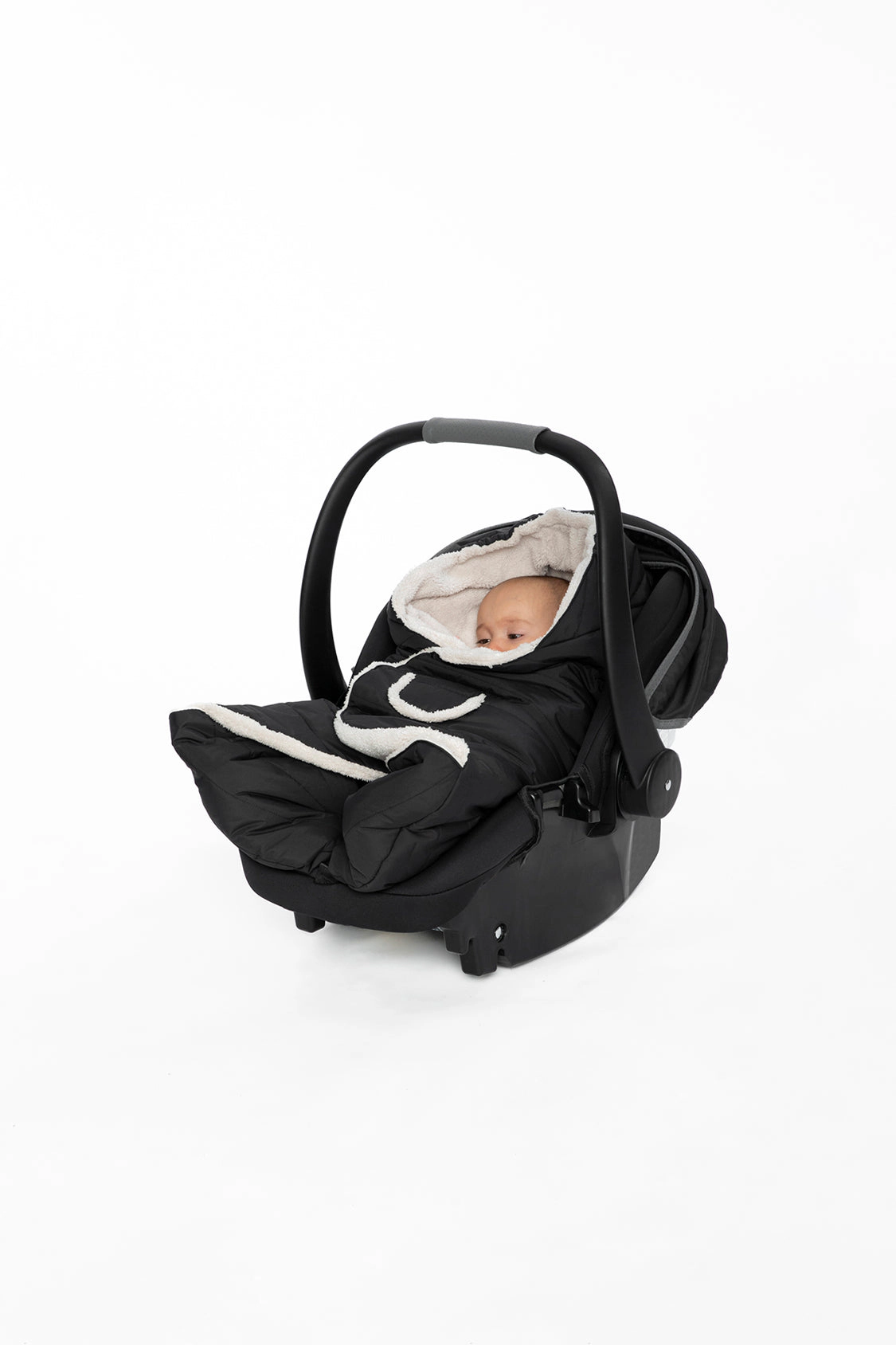 Deux par Deux Unisex Quilted Nido Wrap with Bear-Ear Hood for Bassinet, Car Seats and Strollers