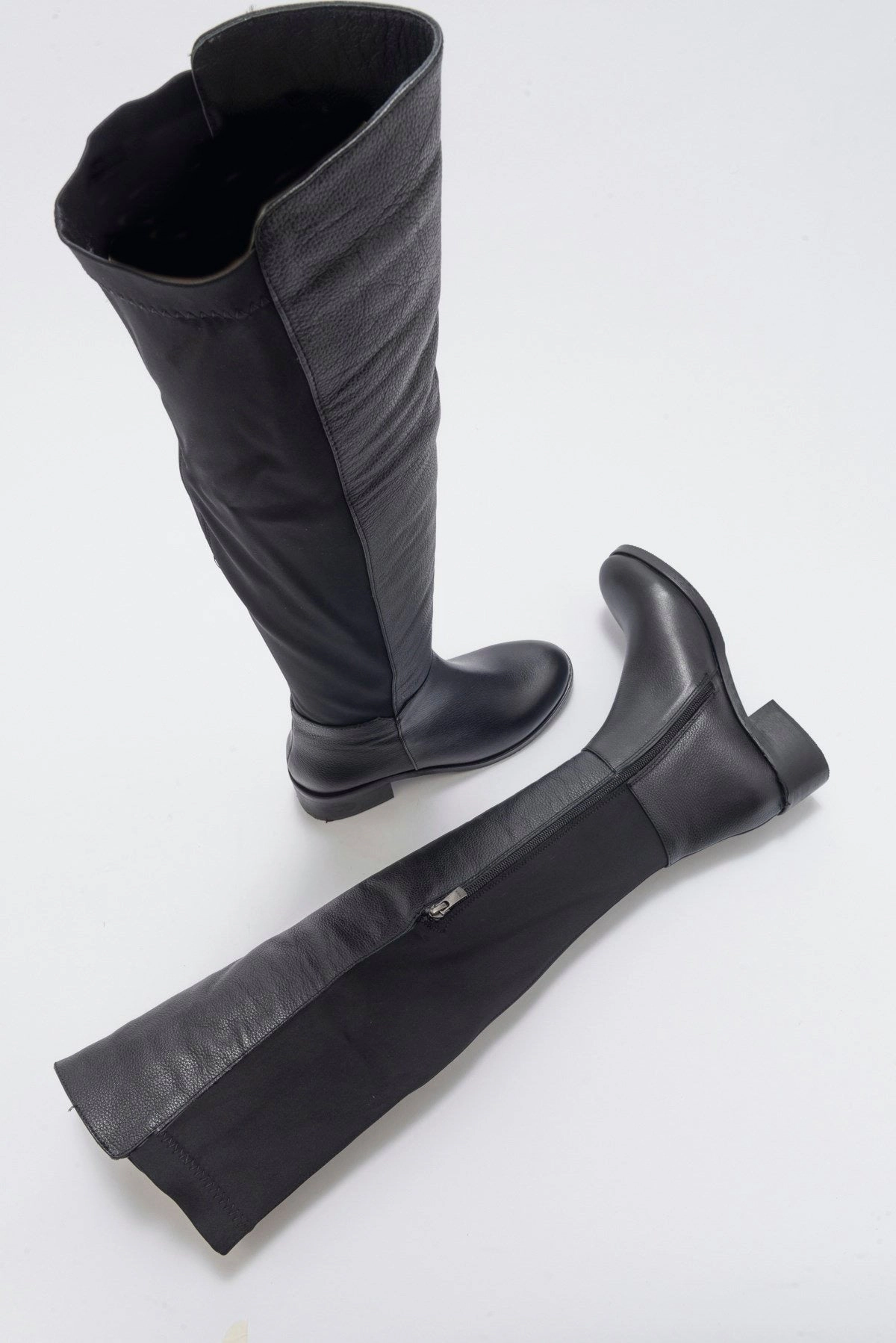 Forever & Always Womens Cassie Leather Knee High Boot
