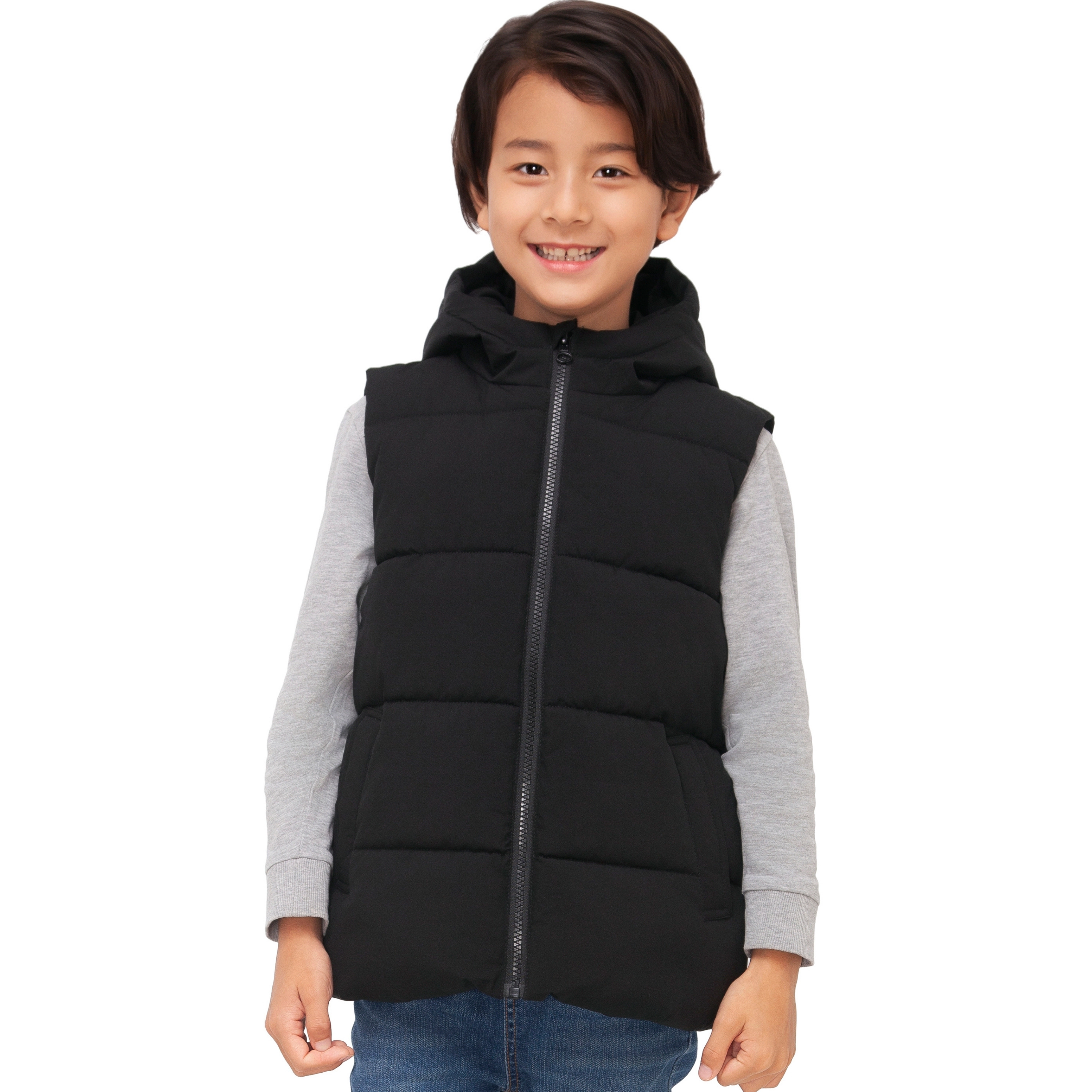 Rokka&Rolla Little & Big Kid Boys Everett Hooded Puffer Vest