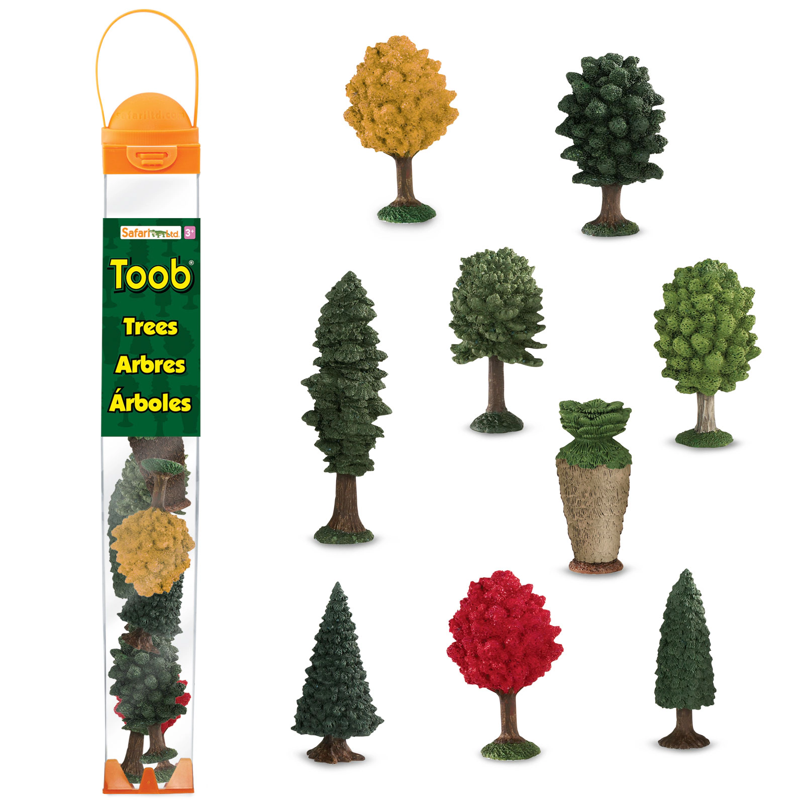 Safari Ltd. - Trees TOOB - contains 9 Mini Figurines