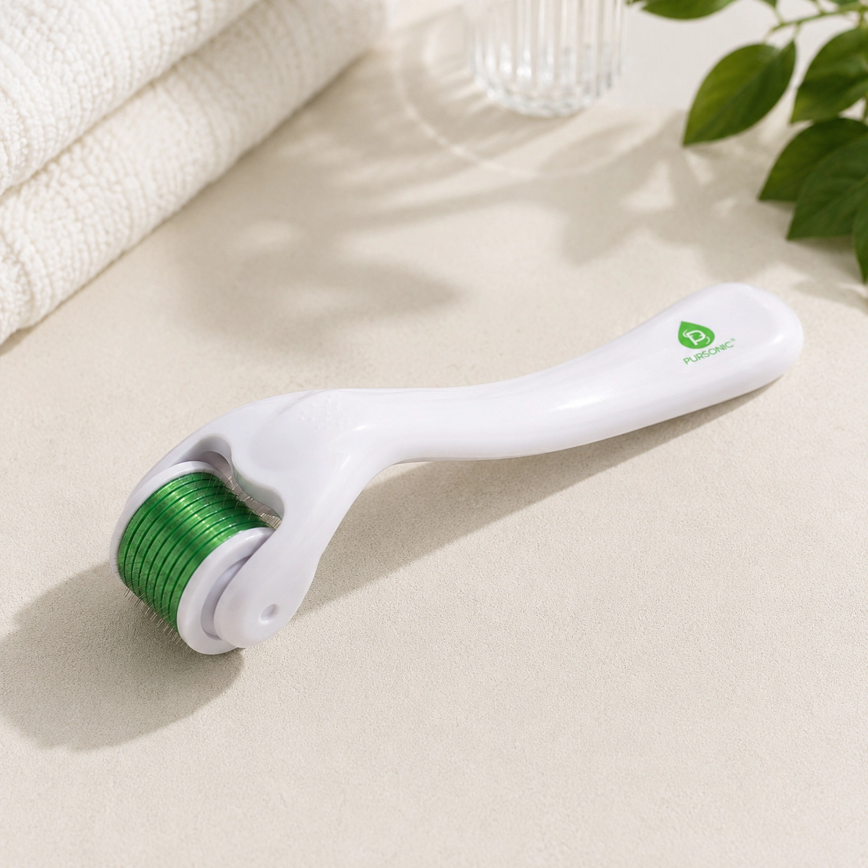 Pursonic Women’s Ultimate Renewal Skincare Kit: Micro Needle Derma Roller + Anti-Aging Serum Trio