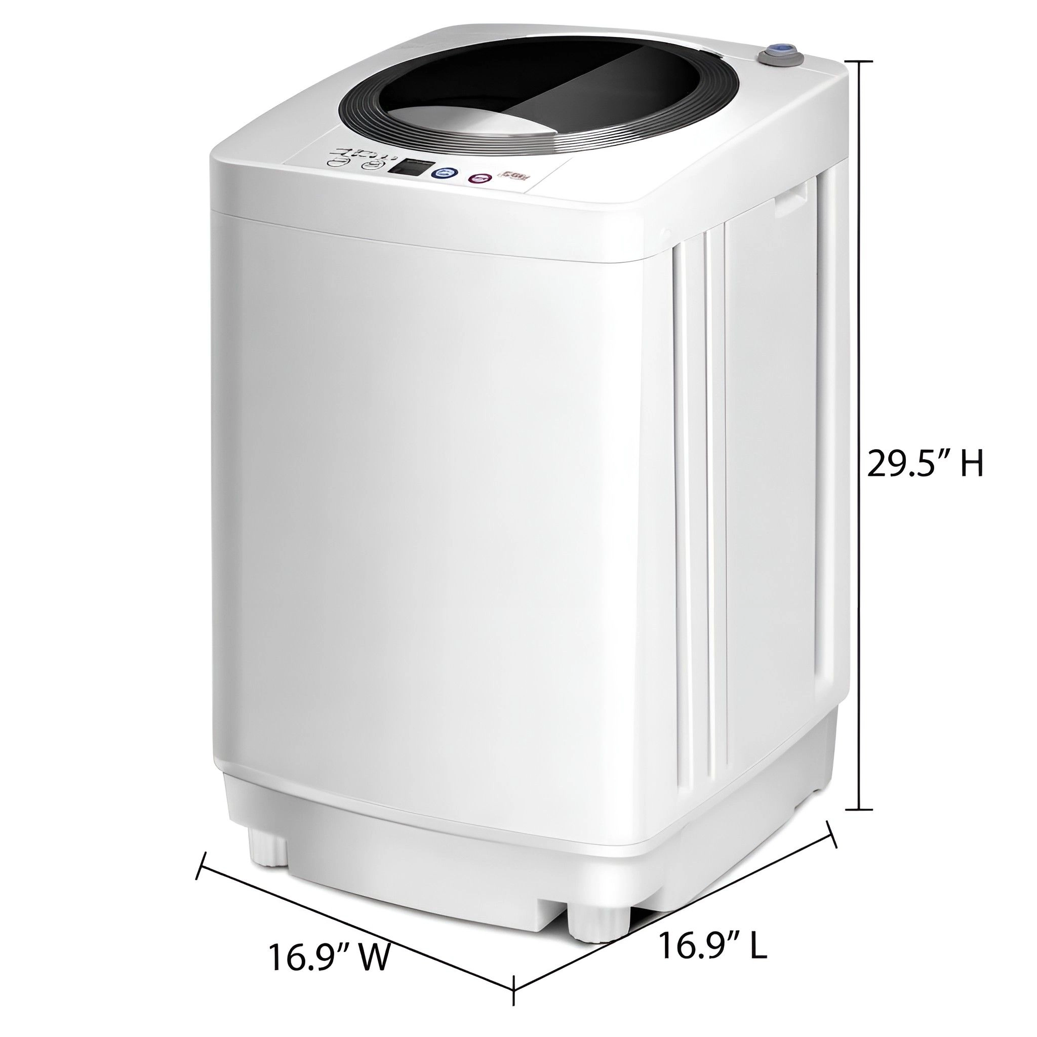 SlickBlue Portable 8 Lbs with LED Display and Timer Washing Machine