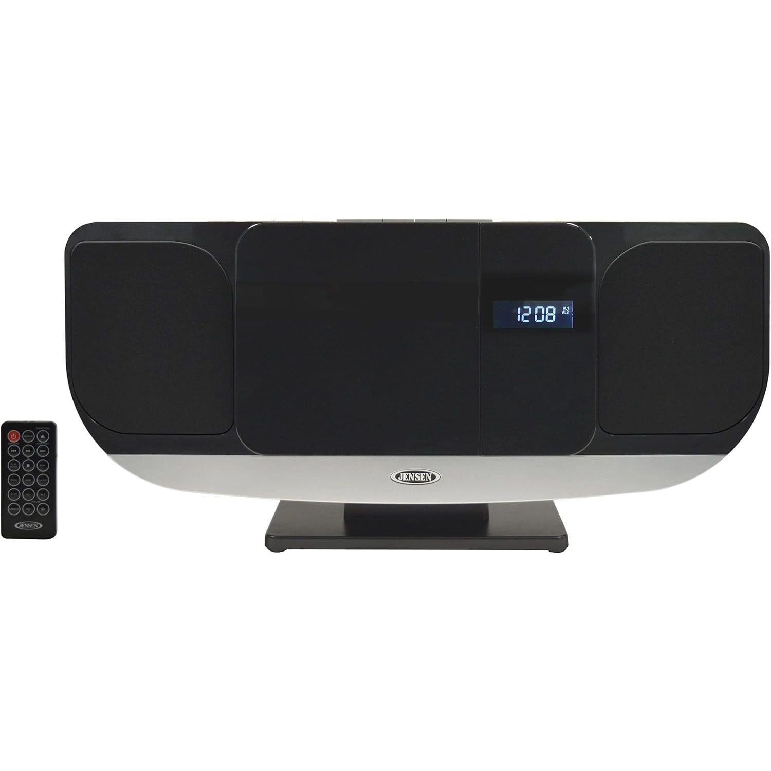 Jensen Wall-Mountable Bluetooth Music System with Vertical CD Player & FM Radio JBS-215