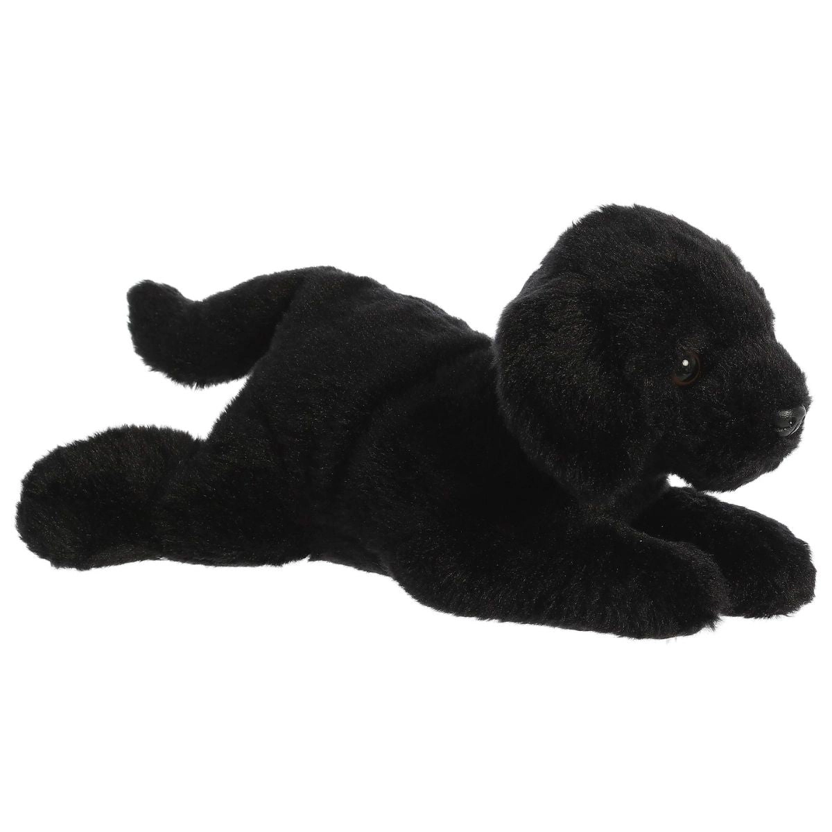 Aurora Flopsie Blackie the Black Labrador 12-Inch Stuffed Animal Plush