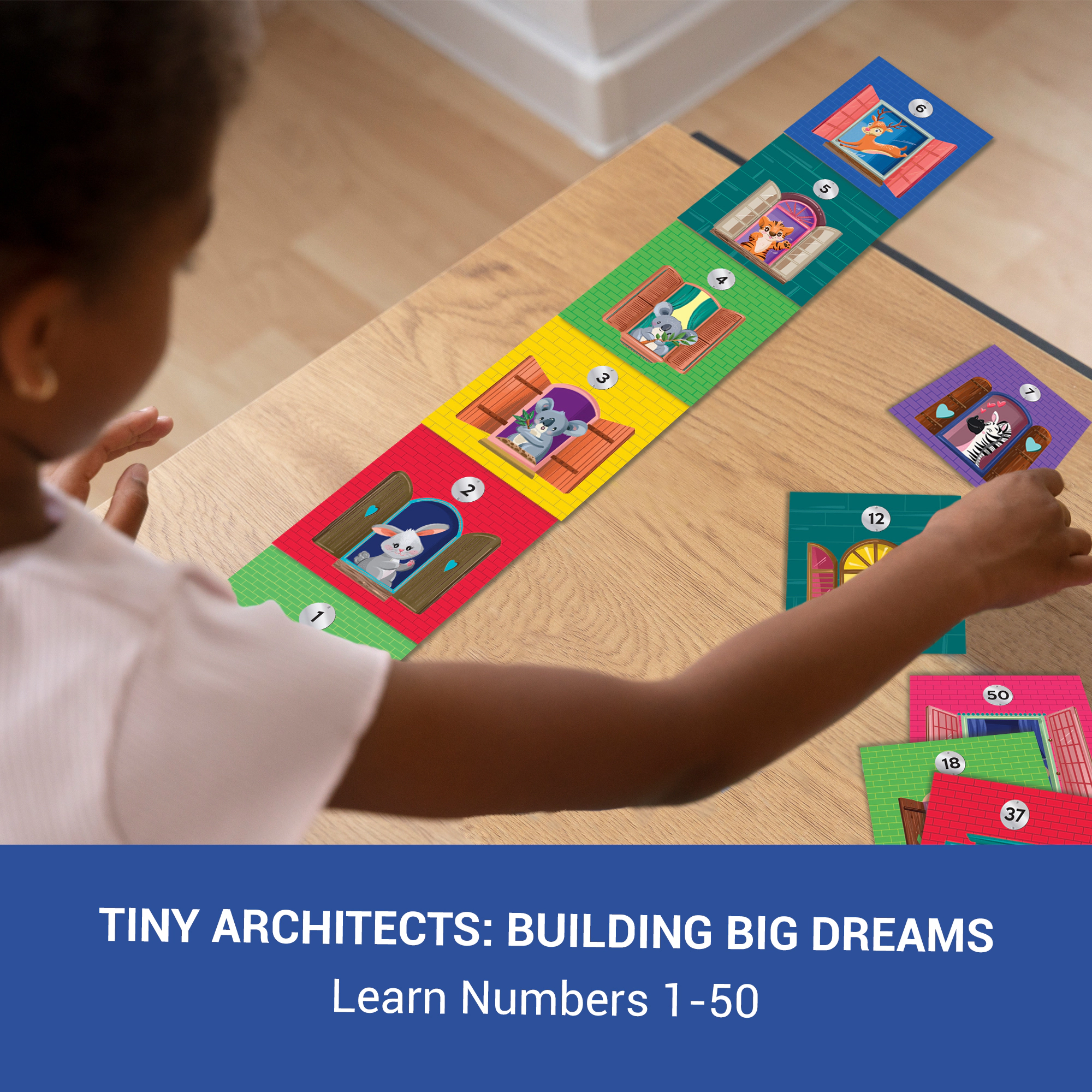 Chalk & Chuckles Critter Heights Memory Game - 2-4 Players