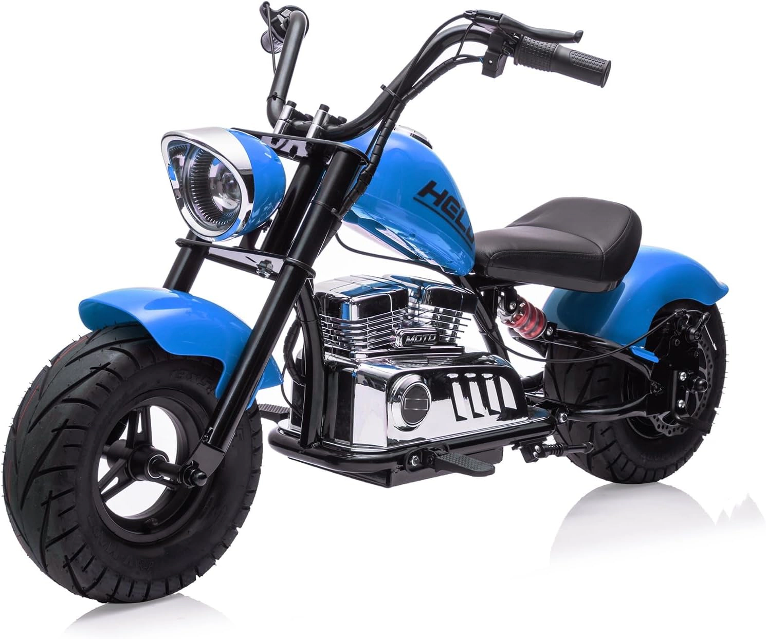 Enjyam 36V 350W Kids Electric Dirt Bike, w/Removable Training Wheels, 16.5MPH Max, LED Lights,Music, Leather Seat