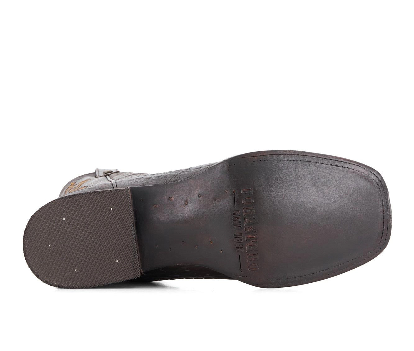 Forastero Mens Croco Embossed Leather Cowboy Boots
