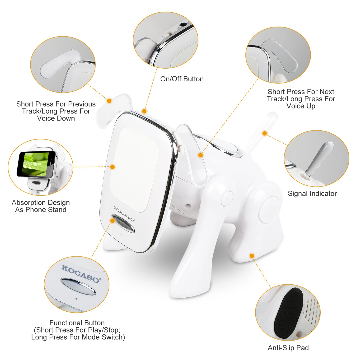 GBruno Puppy Dog Wireless Speaker With FM Radio