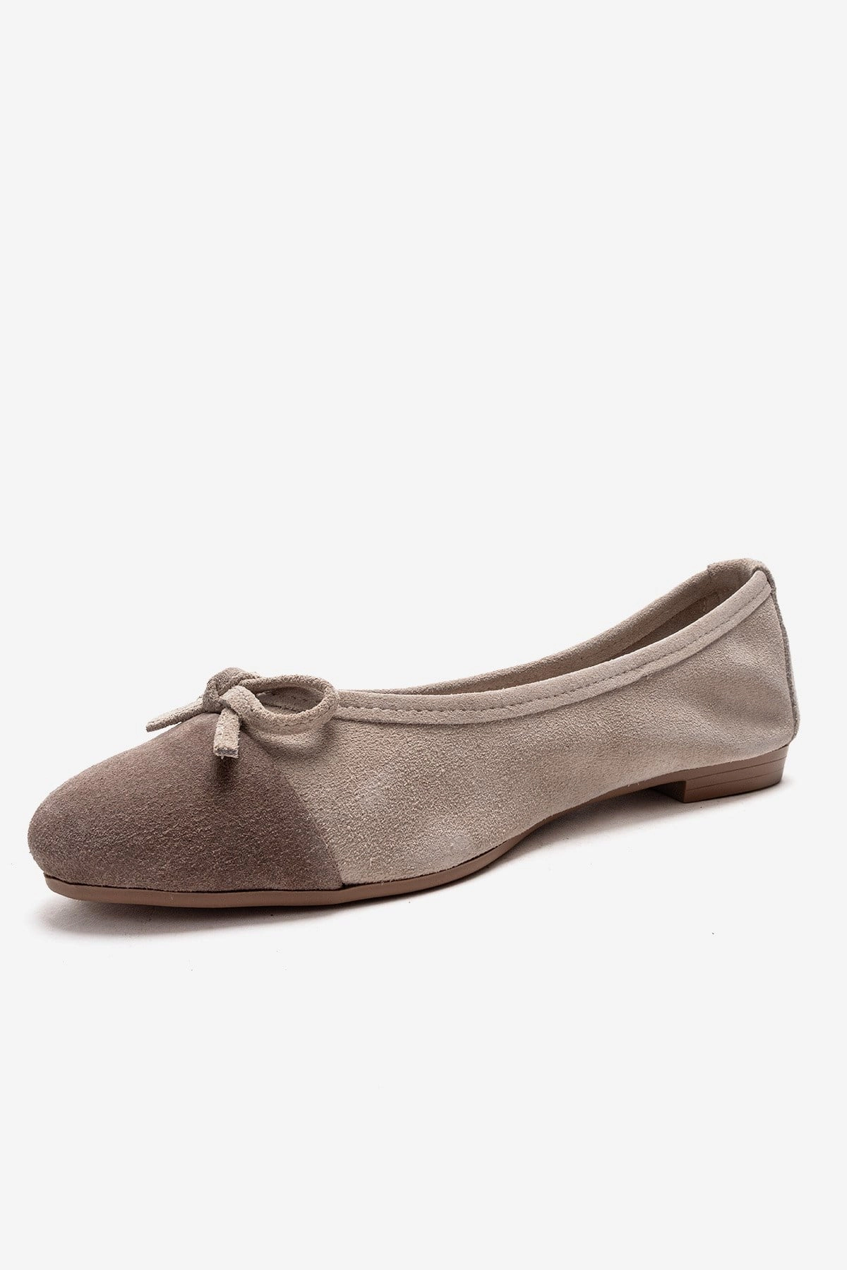 Forever & Always Womens Boleo Leather Ballet Flats