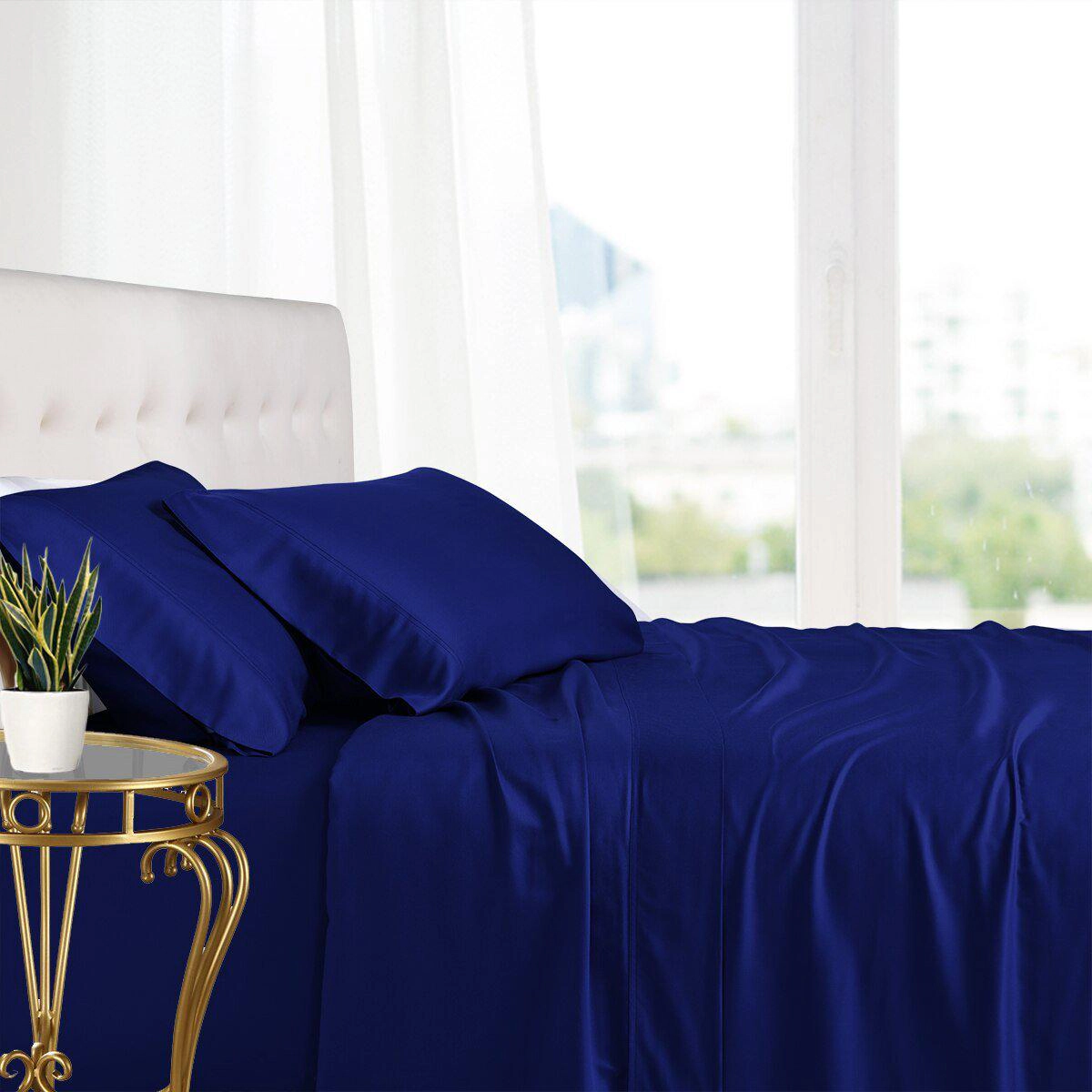 Egyptian Linens Bamboo Viscose Olympic Queen Sheet Set