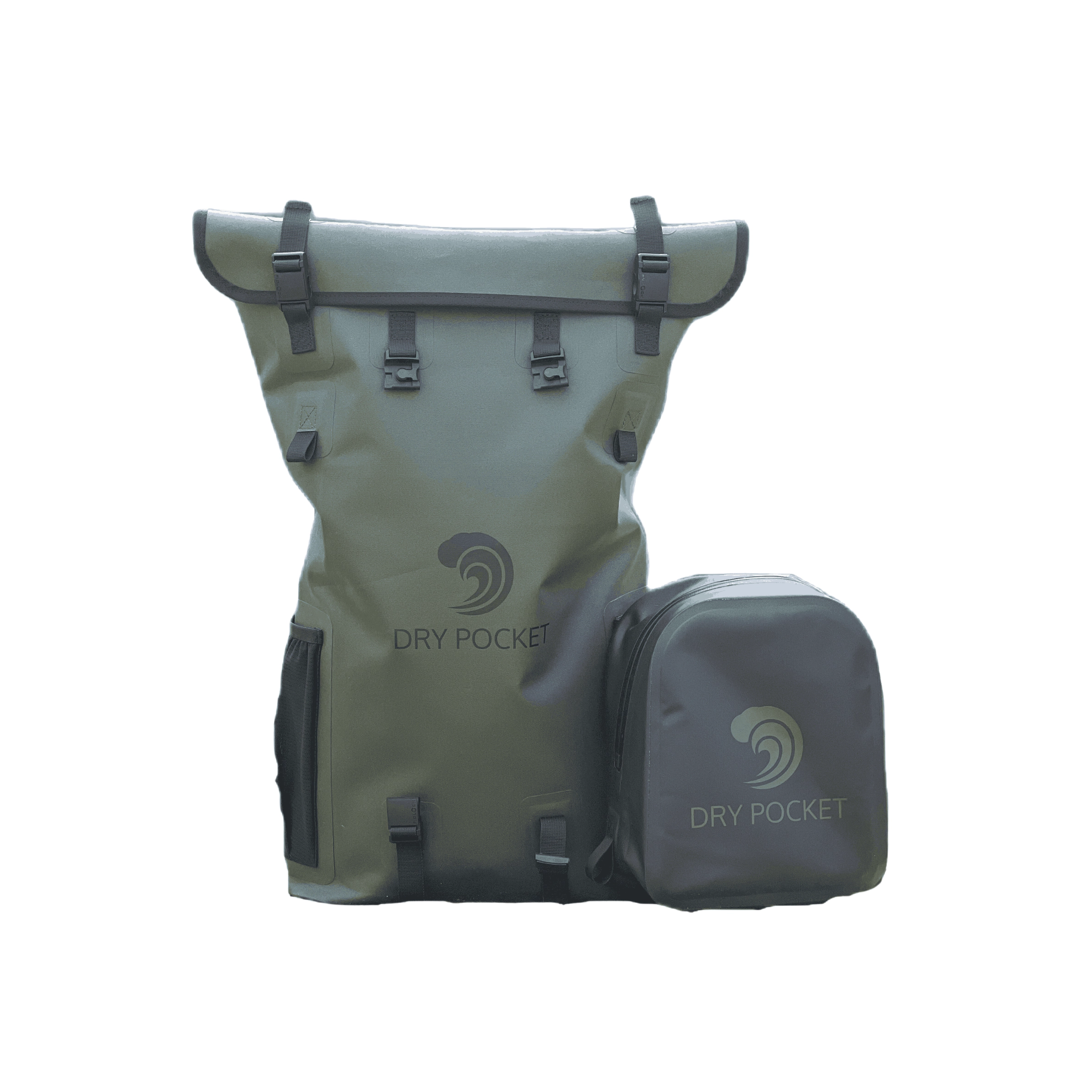 Dry Pocket magnetic double lock, auto-sealing, waterproof, scent proof, and floating 30-liter backpack 2 for 1 dry bag