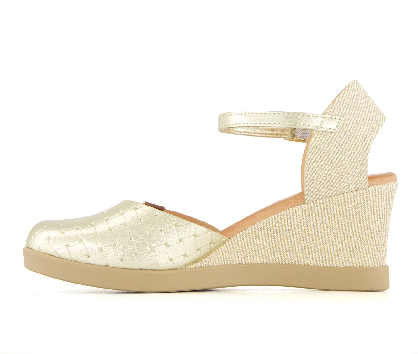 Andrea Womens Wedge Ankle Strap Summer Shoes