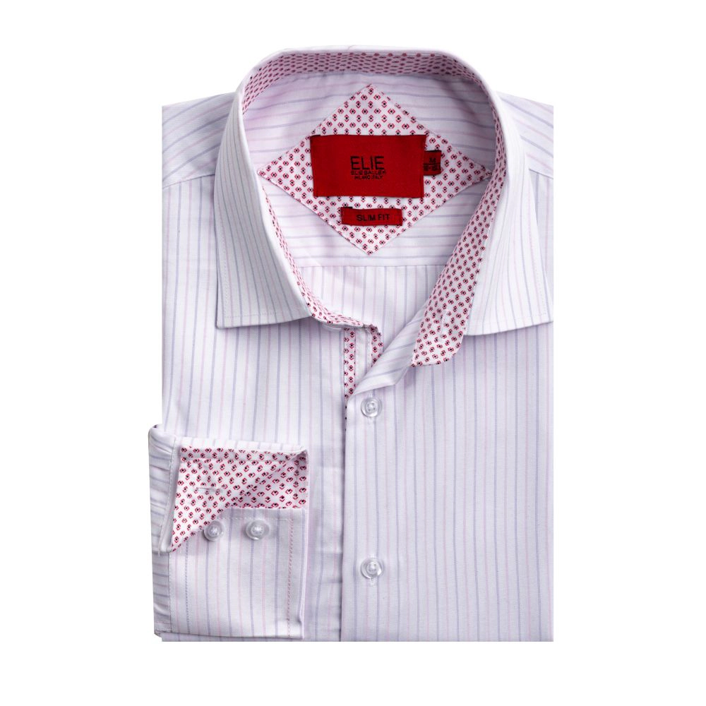 Elie Balleh Boys Slim Fit Boys' Striped Shirt