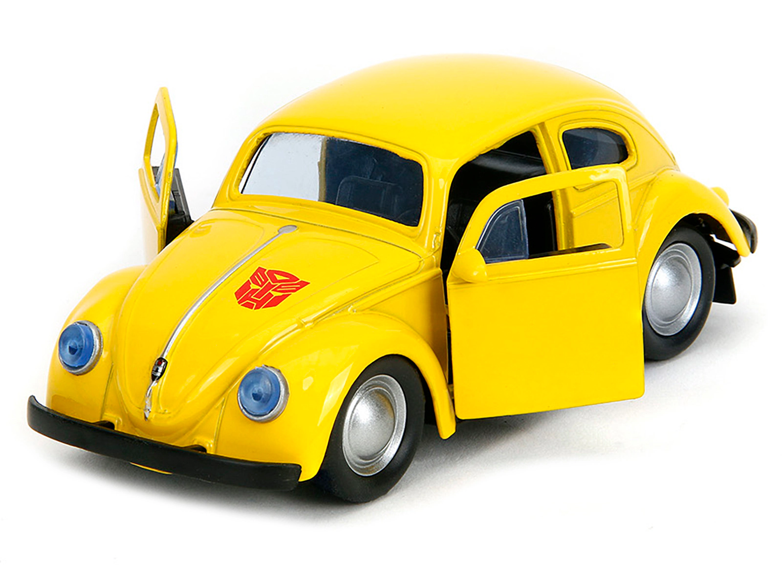 Jada Volkswagen Beetle "Bumblebee" Yellow "Transformers" "Hollywood Rides" Series 1/32 Diecast Model Car by Jada