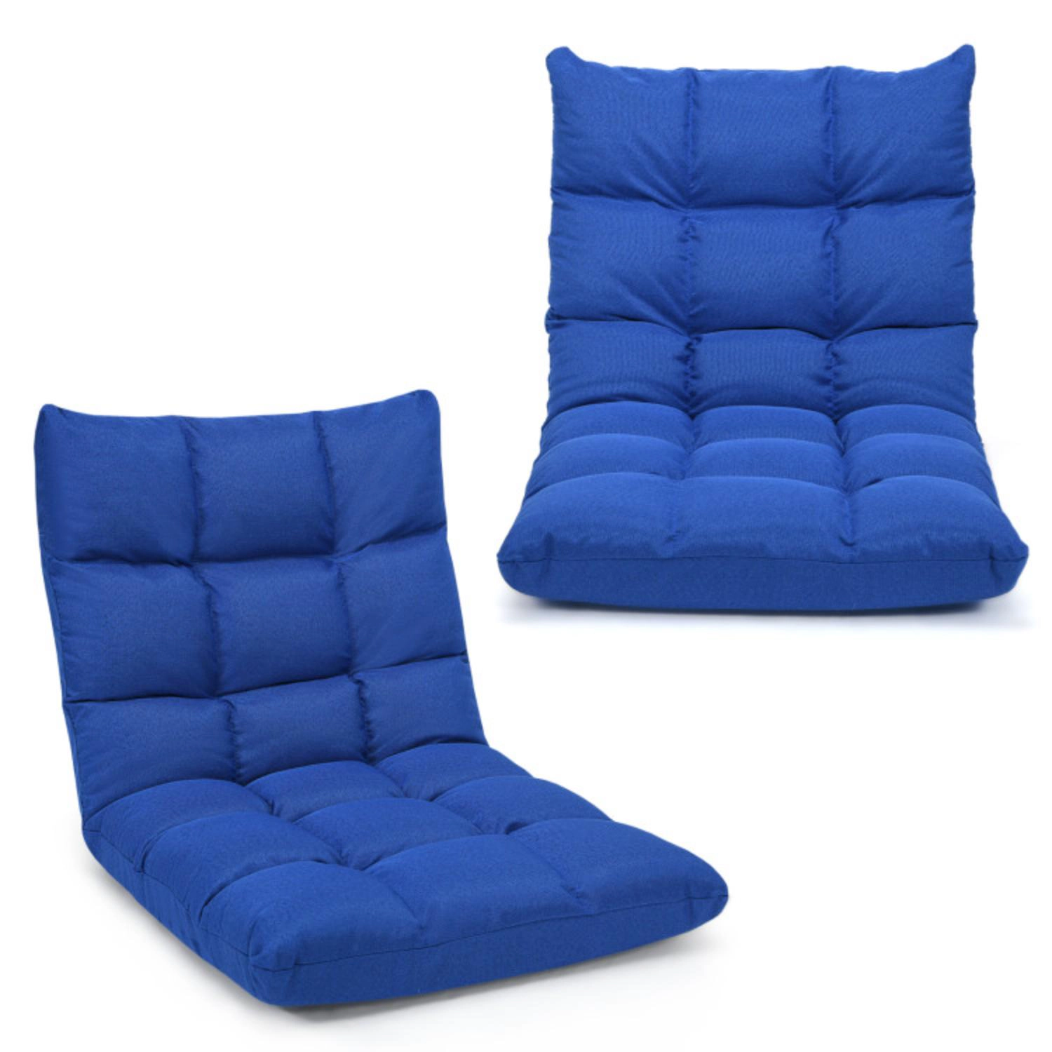 Hivvago 14-Position Adjustable Folding Lazy Gaming Sofa