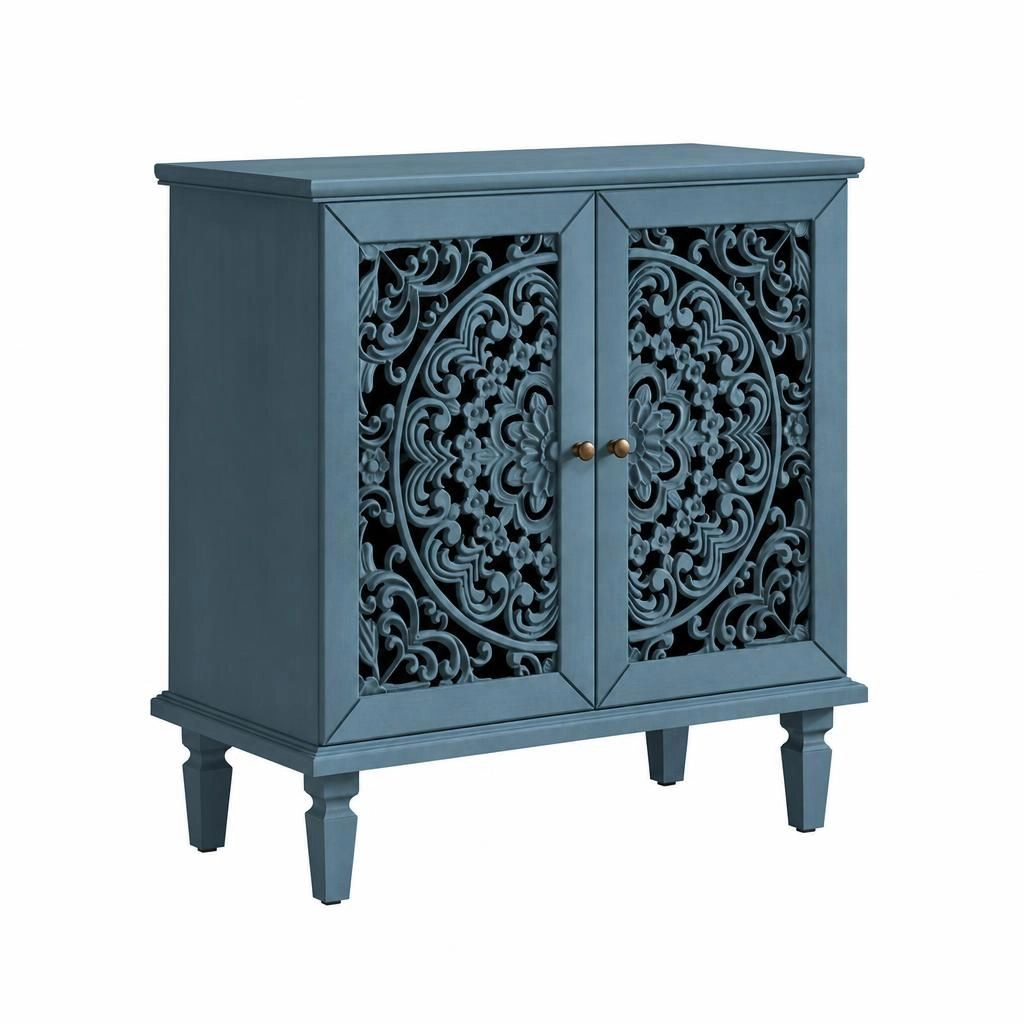 GOODSILO Solid Wood MDF Freestanding Storage Cabinet