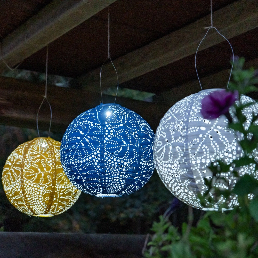 Allsop Home & Garden Soji Stella Monstera 12 Solar Lantern