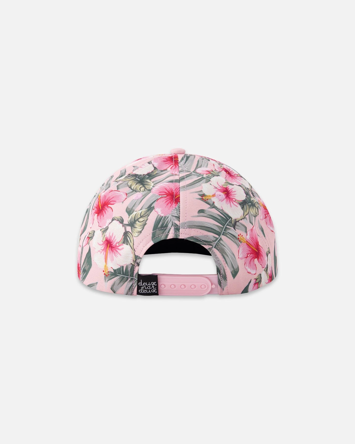 Deux par Deux Girls Cap Hibiscus Print