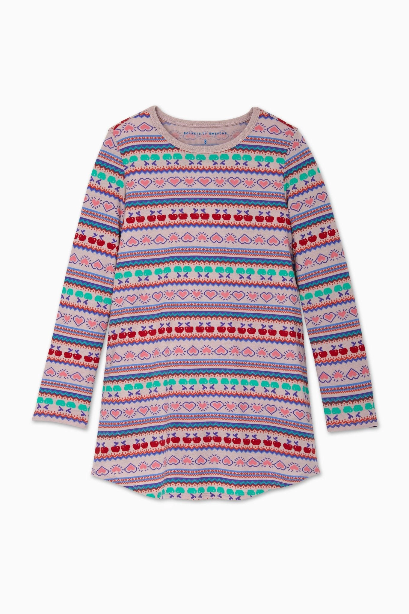 Rockets of Awesome Fairisle Sleep Dress for Girls