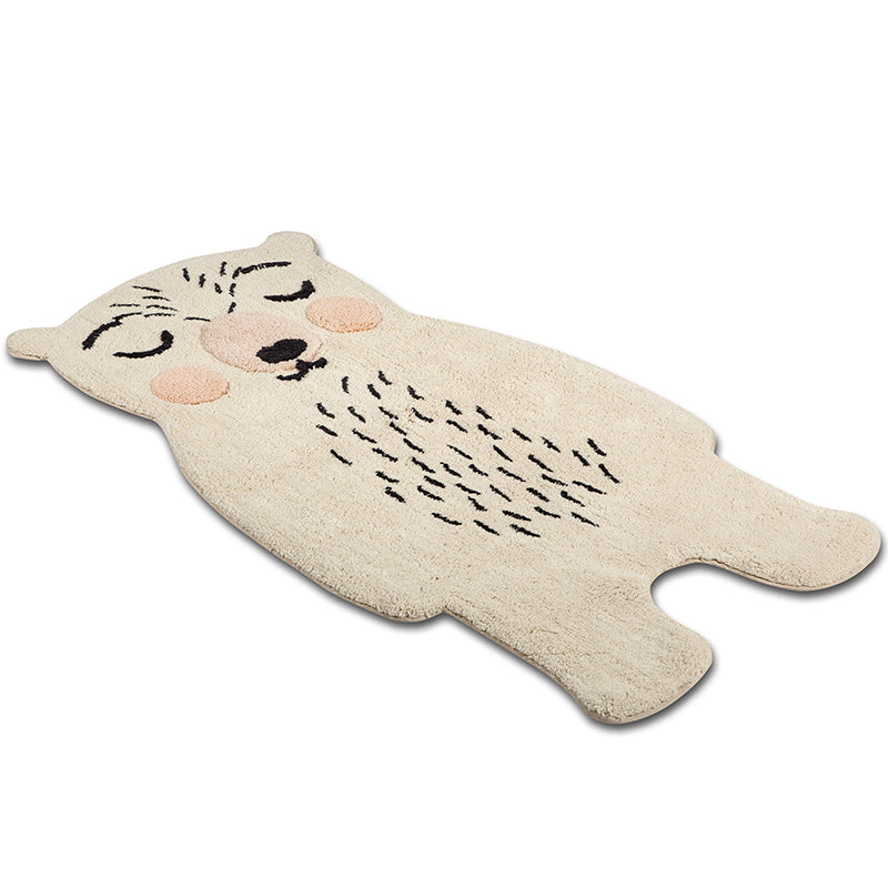 Nattiot Washable Cotton With Little Bear Kids Rug - Odino