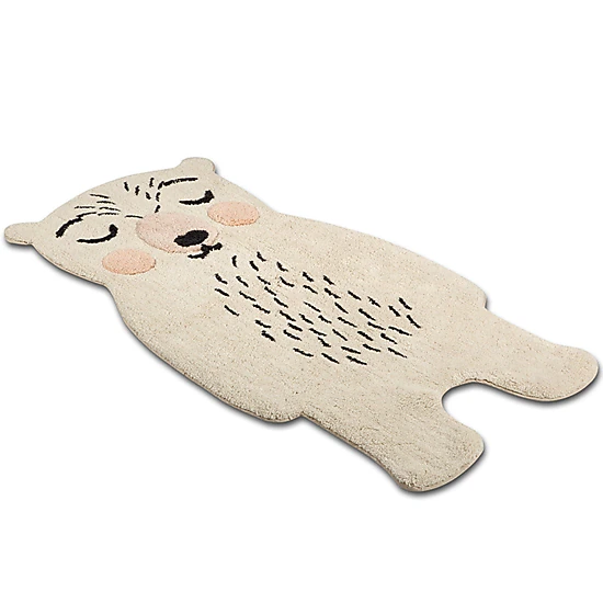 Nattiot Washable Cotton With Little Bear Kids Rug - Odino
