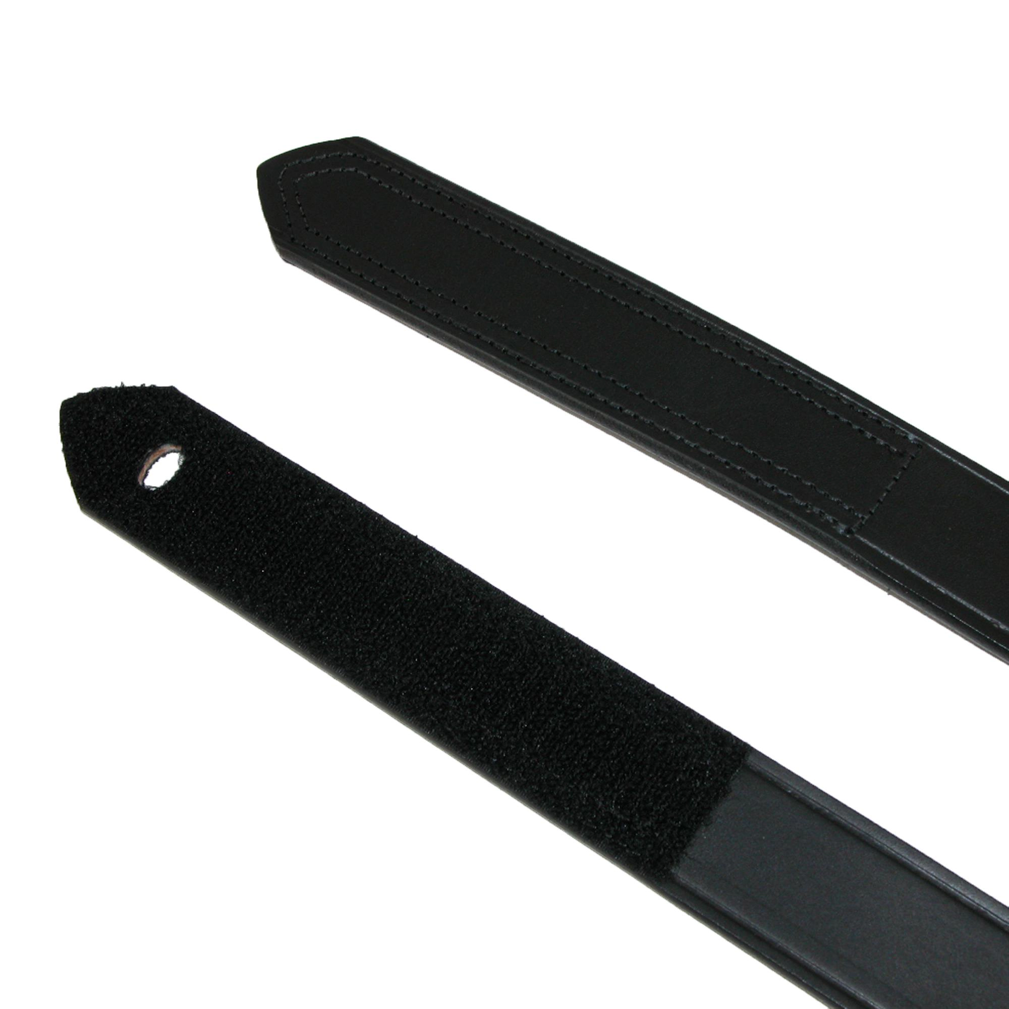 Boston Leather Men's No Scratch Work Belt with Hook & Loop Closure