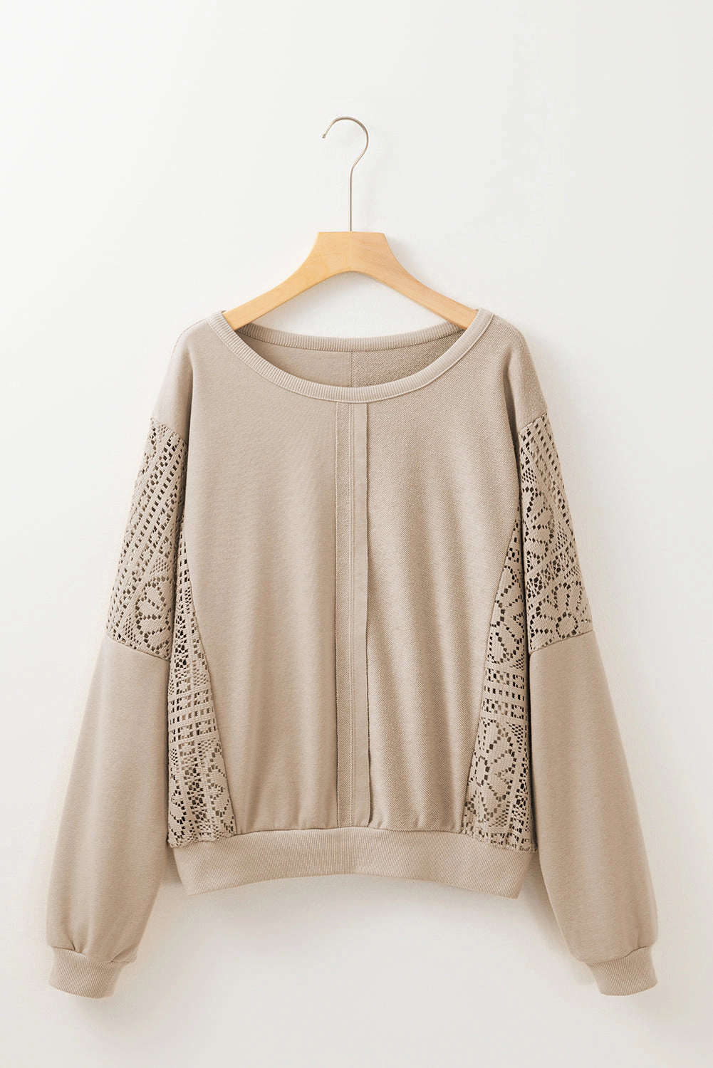 Threaded Pear Women's Rheaissa Seam Ribbed Trim Sweatshirt