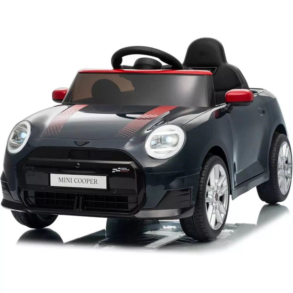 12V Licensed BMW MINI Ride On Car for Kids with 4.0 G Remote Control, LED Lights & Music, 3 Speeds