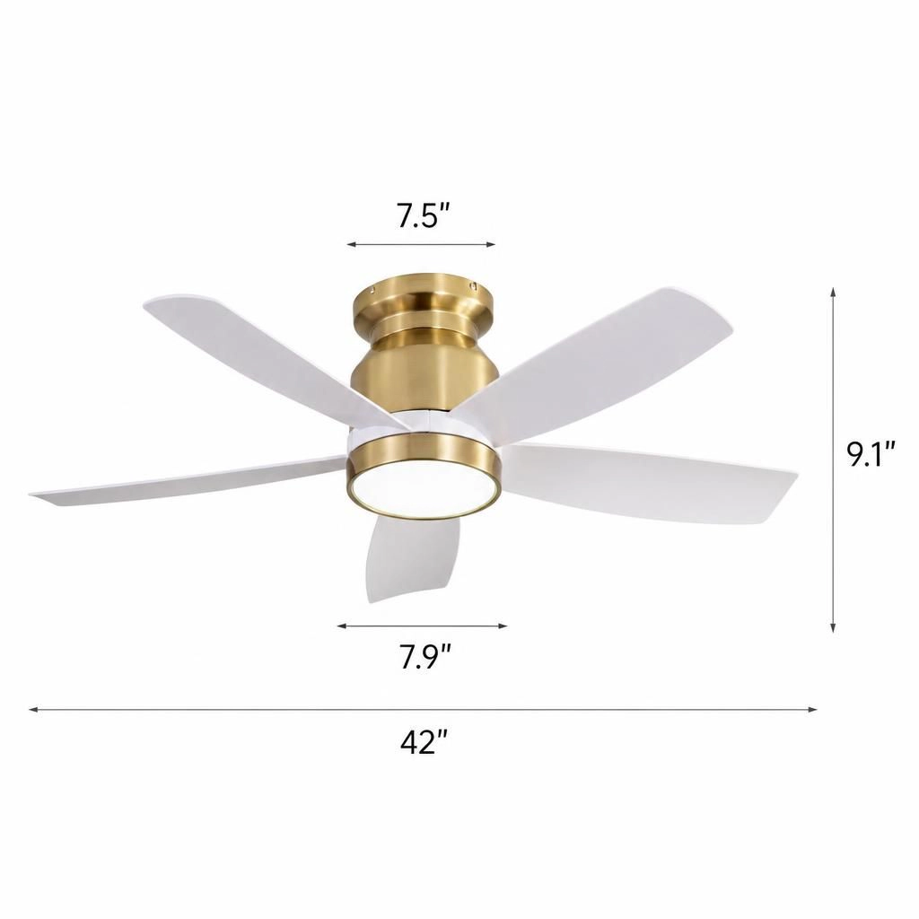 ELEMENT ACE Compact Low Profile Quiet Ceiling Fan