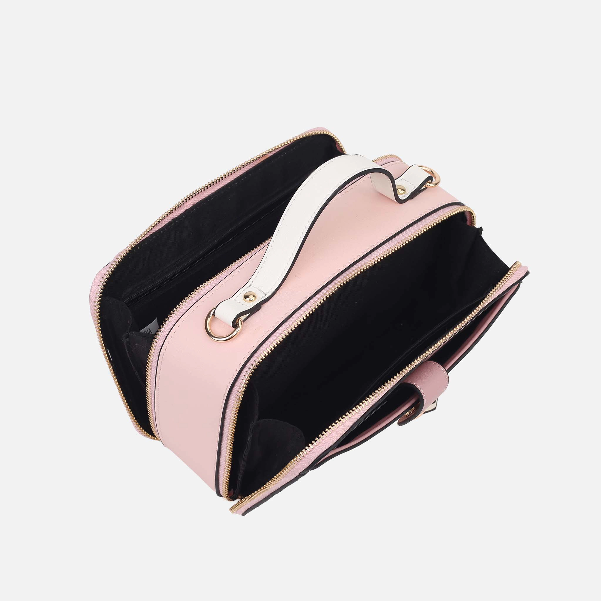Mia K Collection Oaklynn Color-Block Camera Crossbody Bag