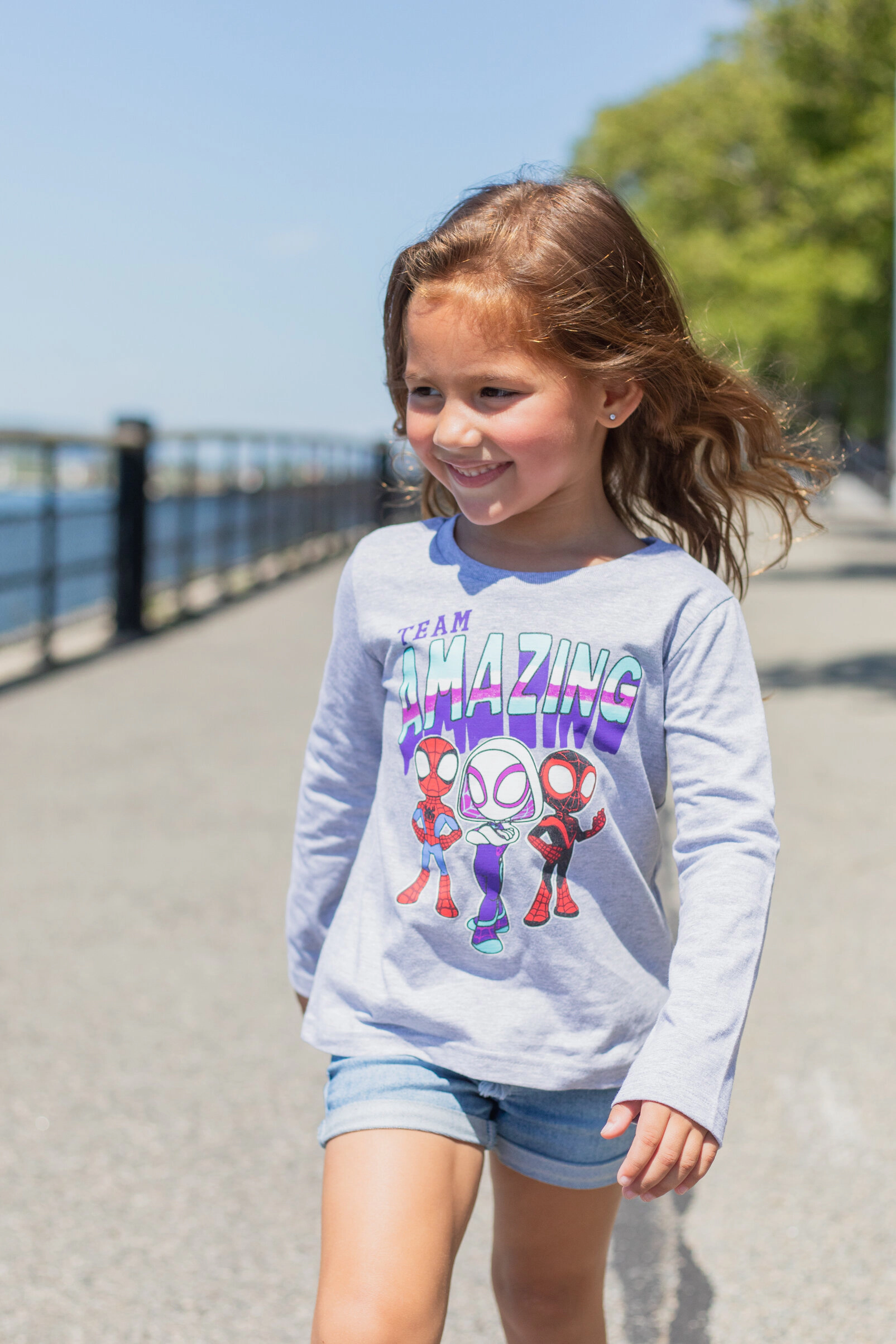 Marvel Spidey and His Amazing Friends Girls' 2-Pack Long Sleeve T-Shirts