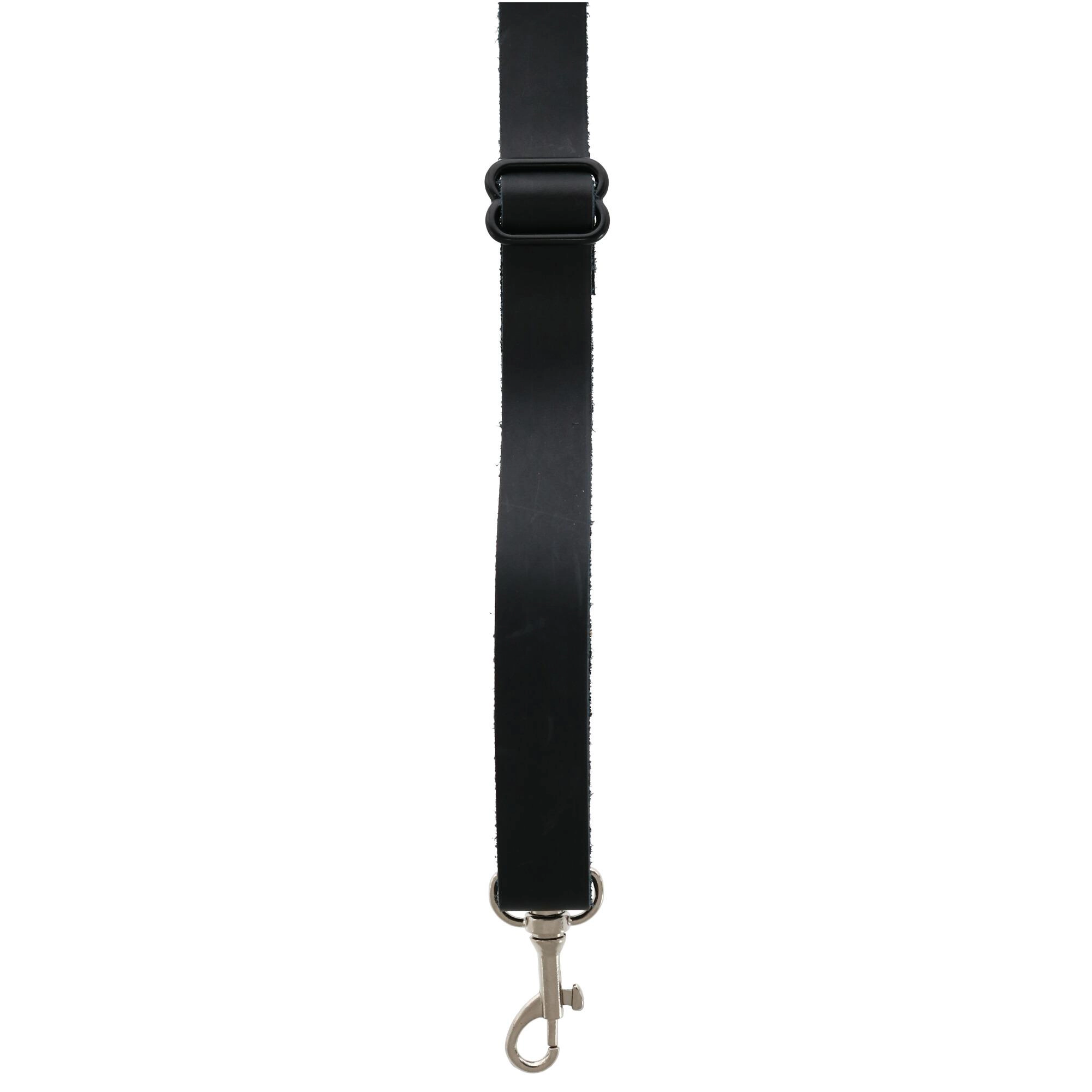 CTM Men's Smooth Leather Slim Width Suspenders w Metal Swivel Hook Ends