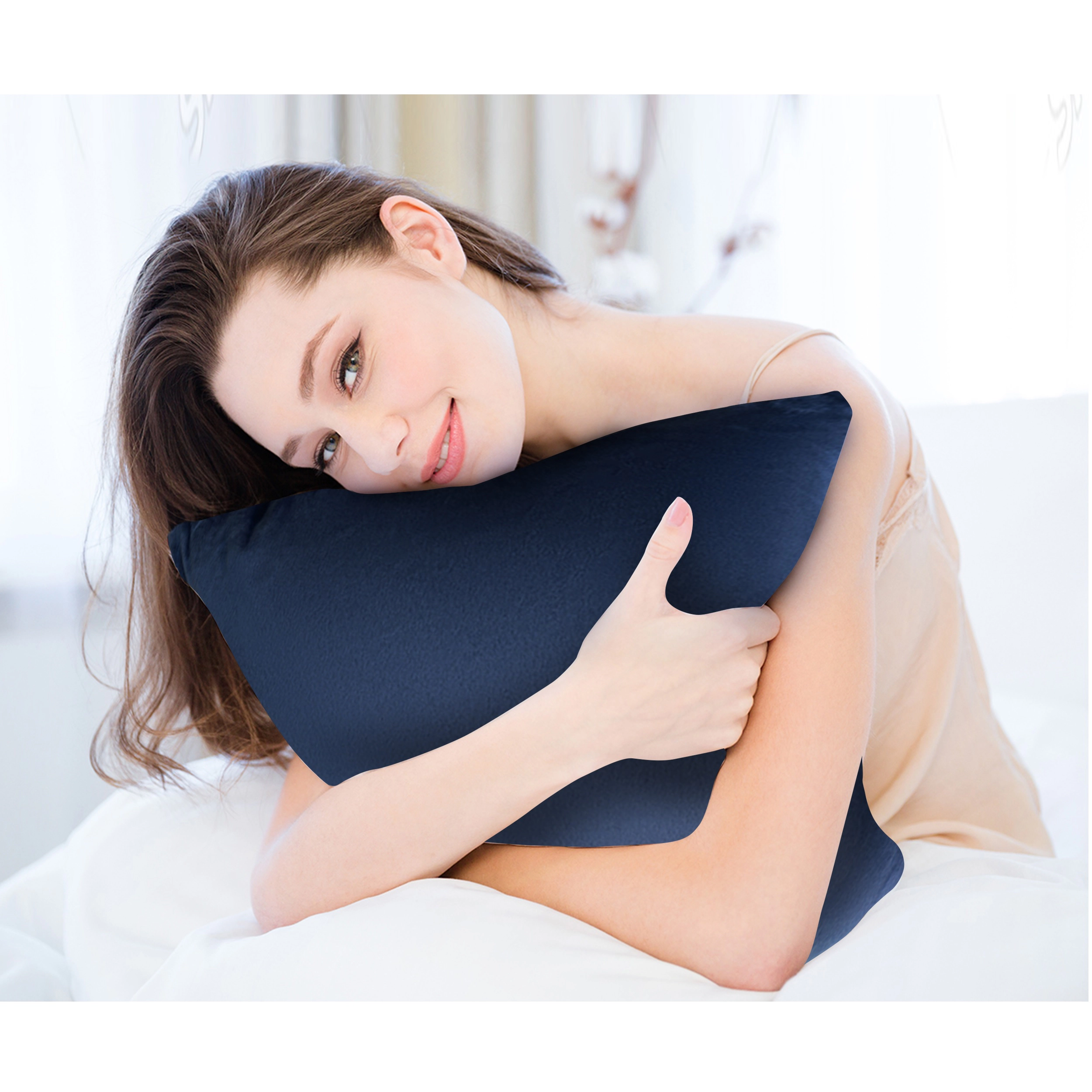 Cheer Collection -Inch Velour Decorative Throw Pillows with Inserts