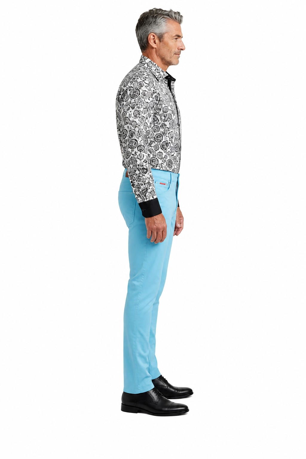 Elie Balleh Men's Classic Twill Five Pocket Pants