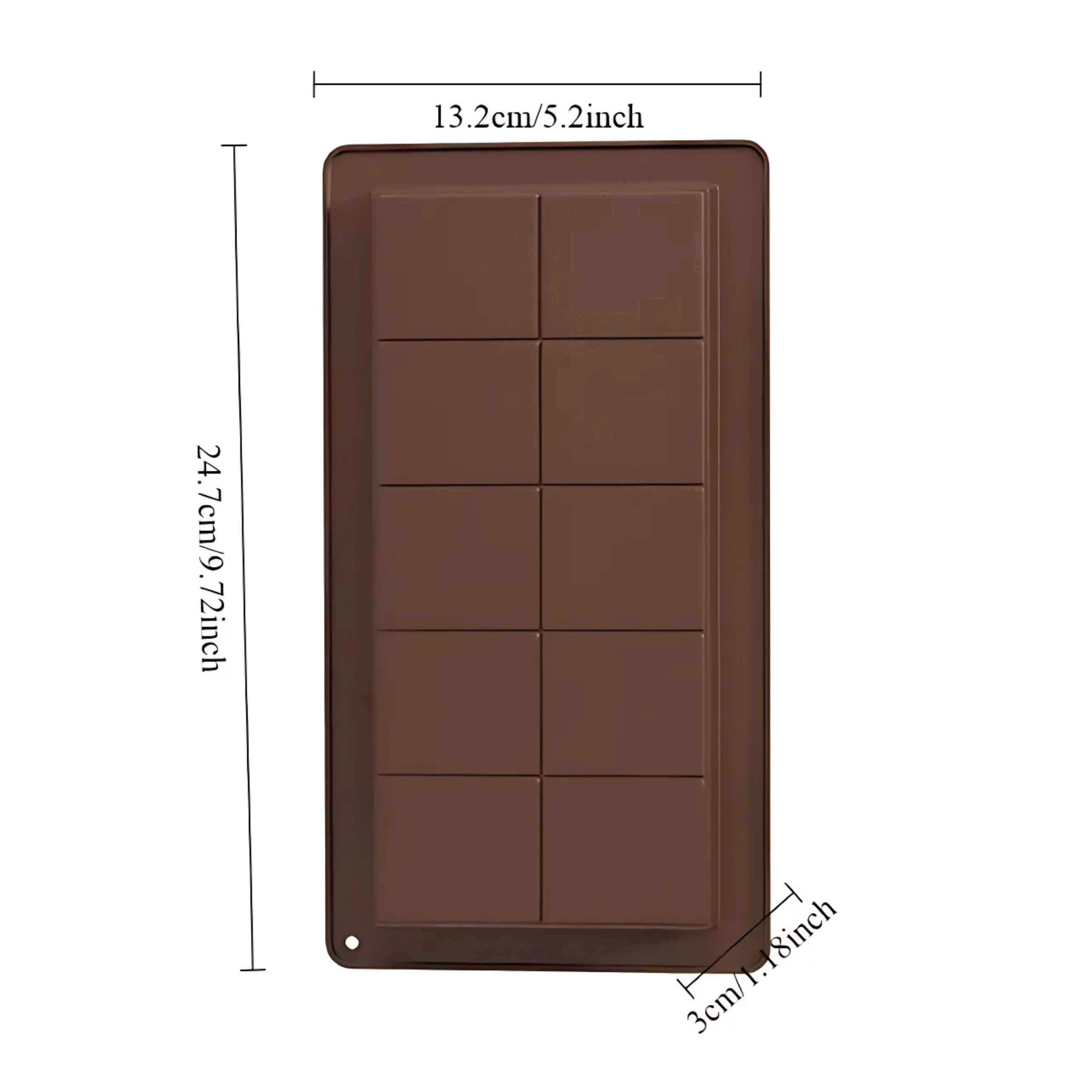 Kitcheniva 1-Piece Large Silicone Chocolate Bar Mold