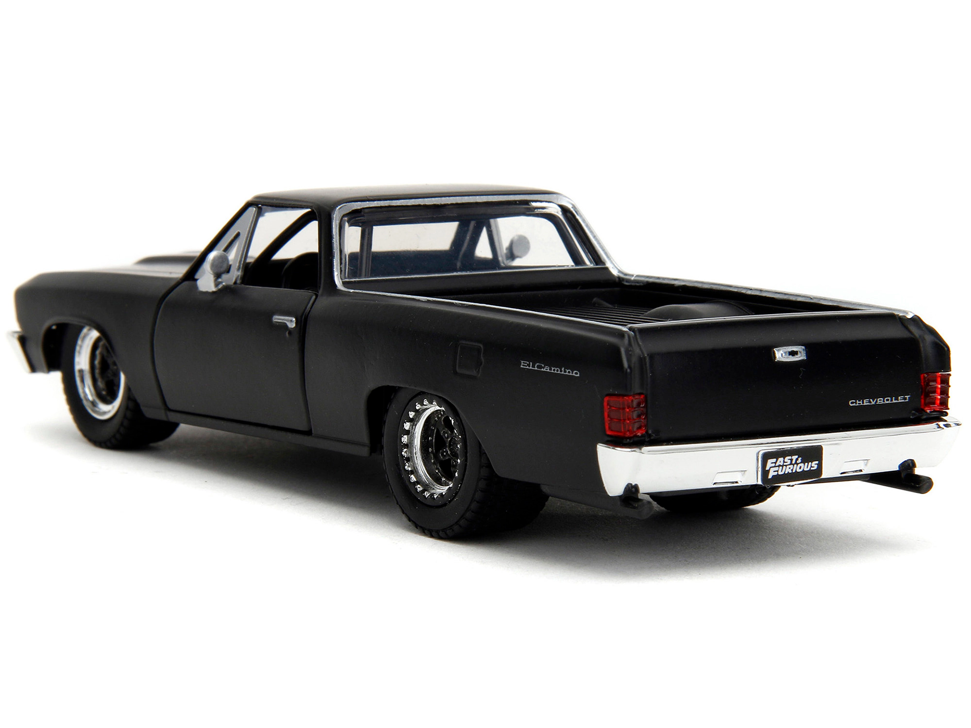 Jada 1967 Chevrolet El Camino Matt Black "Fast & Furious" Series 1/32 Diecast Model Car by Jada