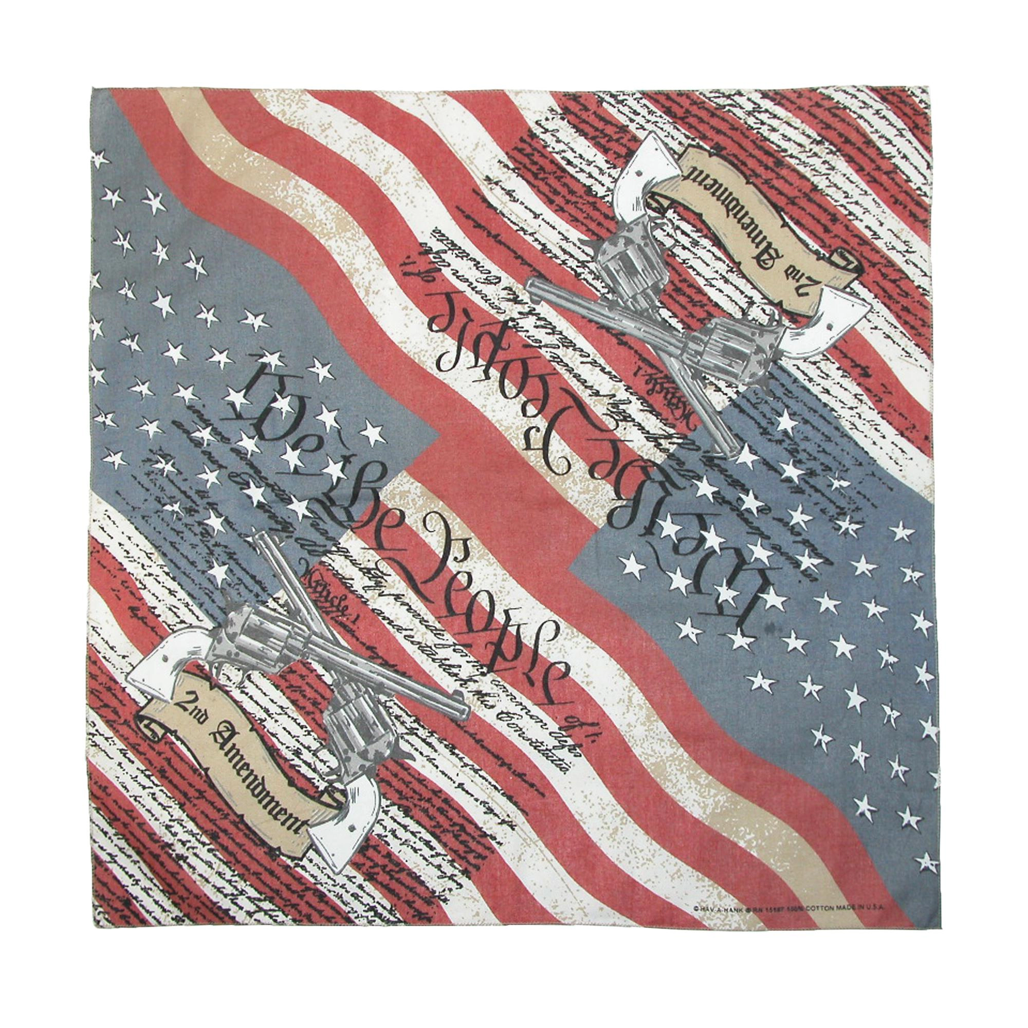 CTM Cotton Second Amendment Bandana