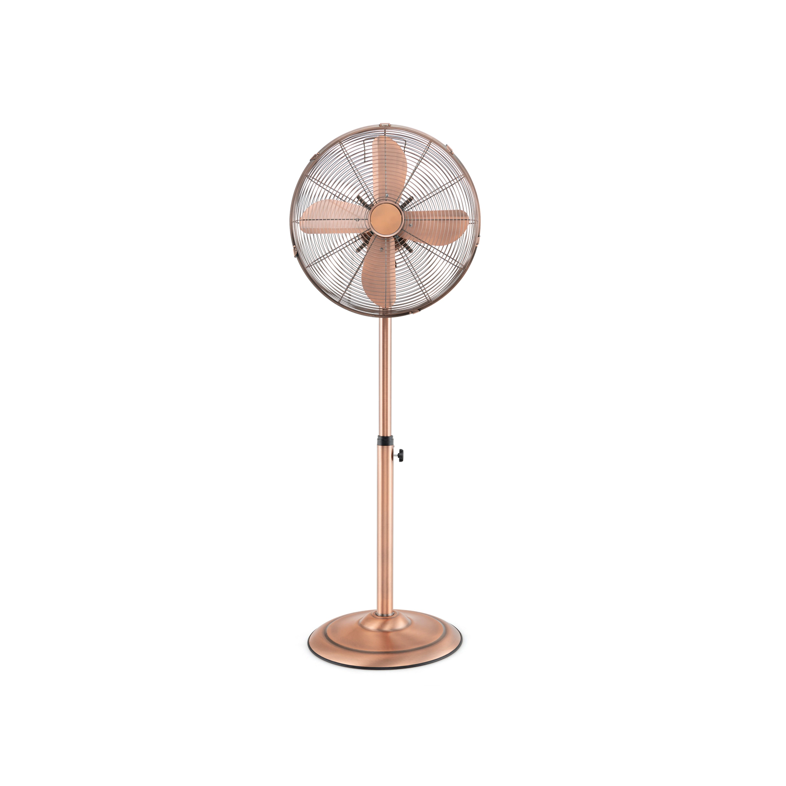 LJG 16 Inch Pedestal Standing Fan Oscillating Pedestal Fan with 3 Speeds and Adjustable Height