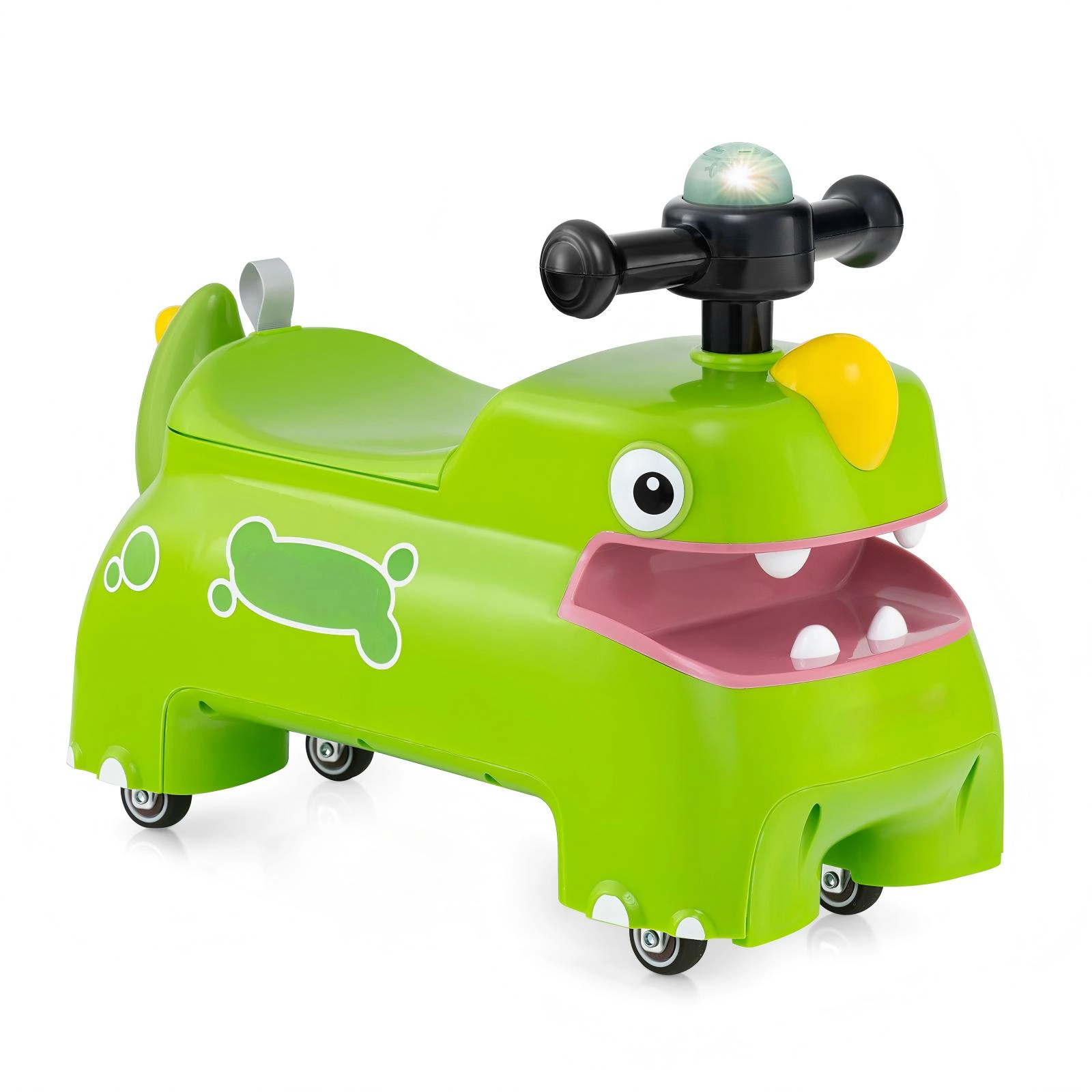 SUGIFT Toddler Ride on Walking Sliding Car with Lights and Music 55-lb Capacity Ages 18 Months and Up Green