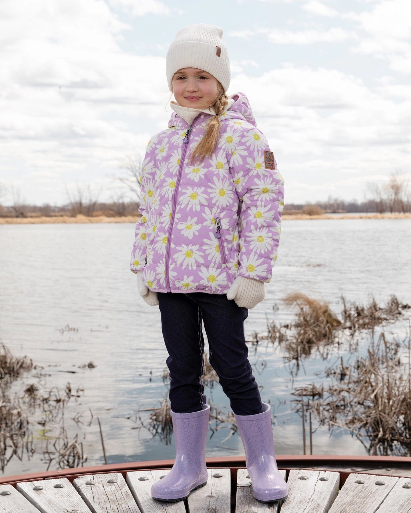 Deux par Deux Unisex Knit Neck Tube - 7-14 Years