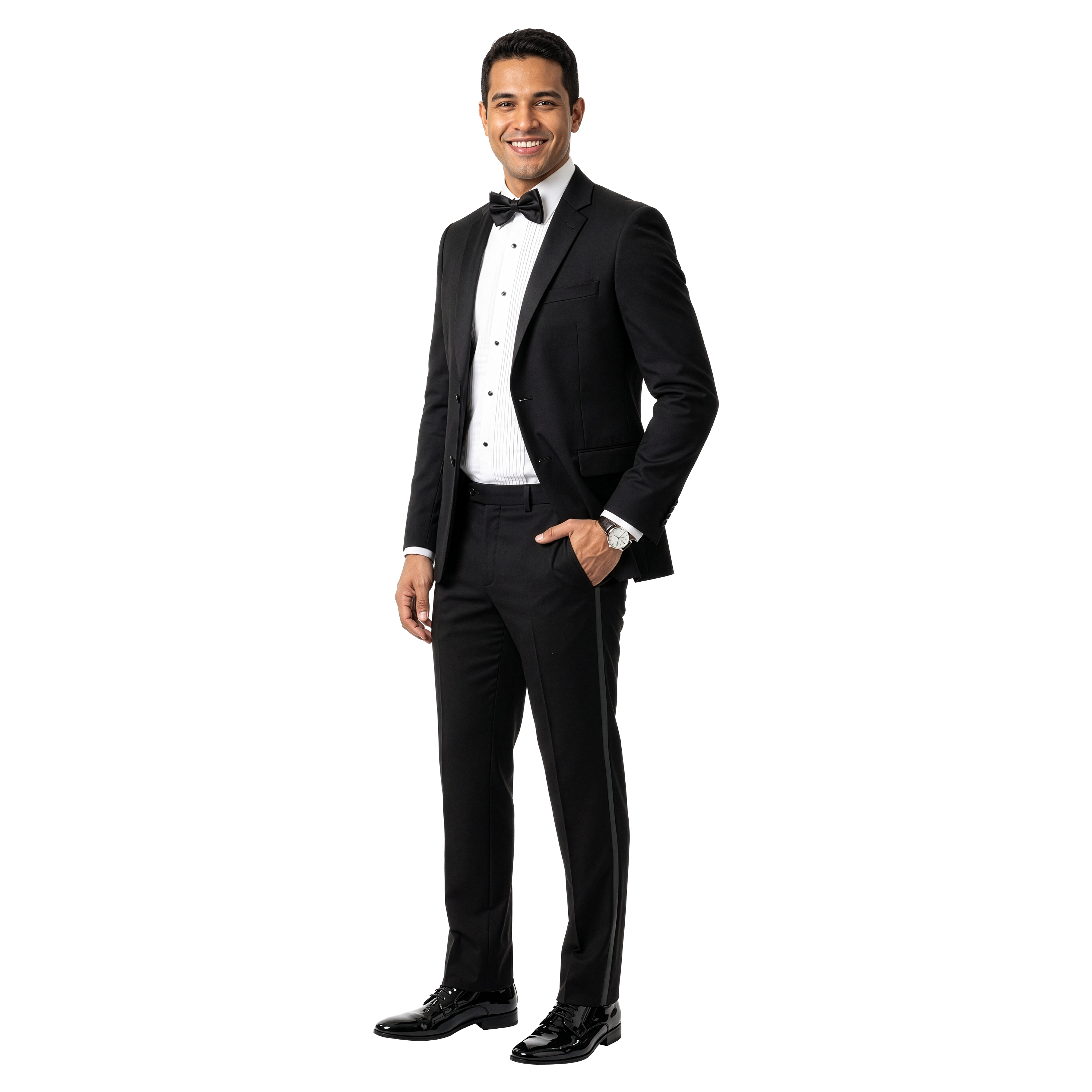 Sean Alexander Mens Skinny Fit 2 Piece Tuxedo Set