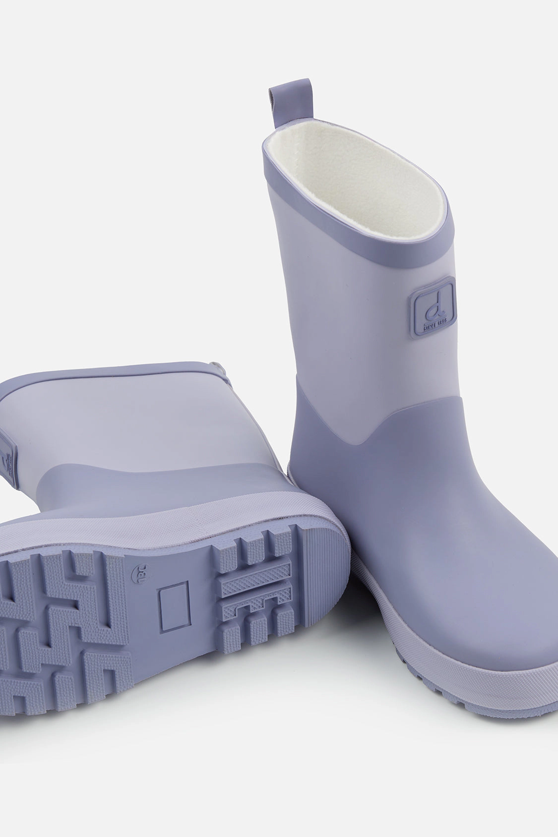 Deux par Girls Two-Tone Treaded Pull-On Rain Boots