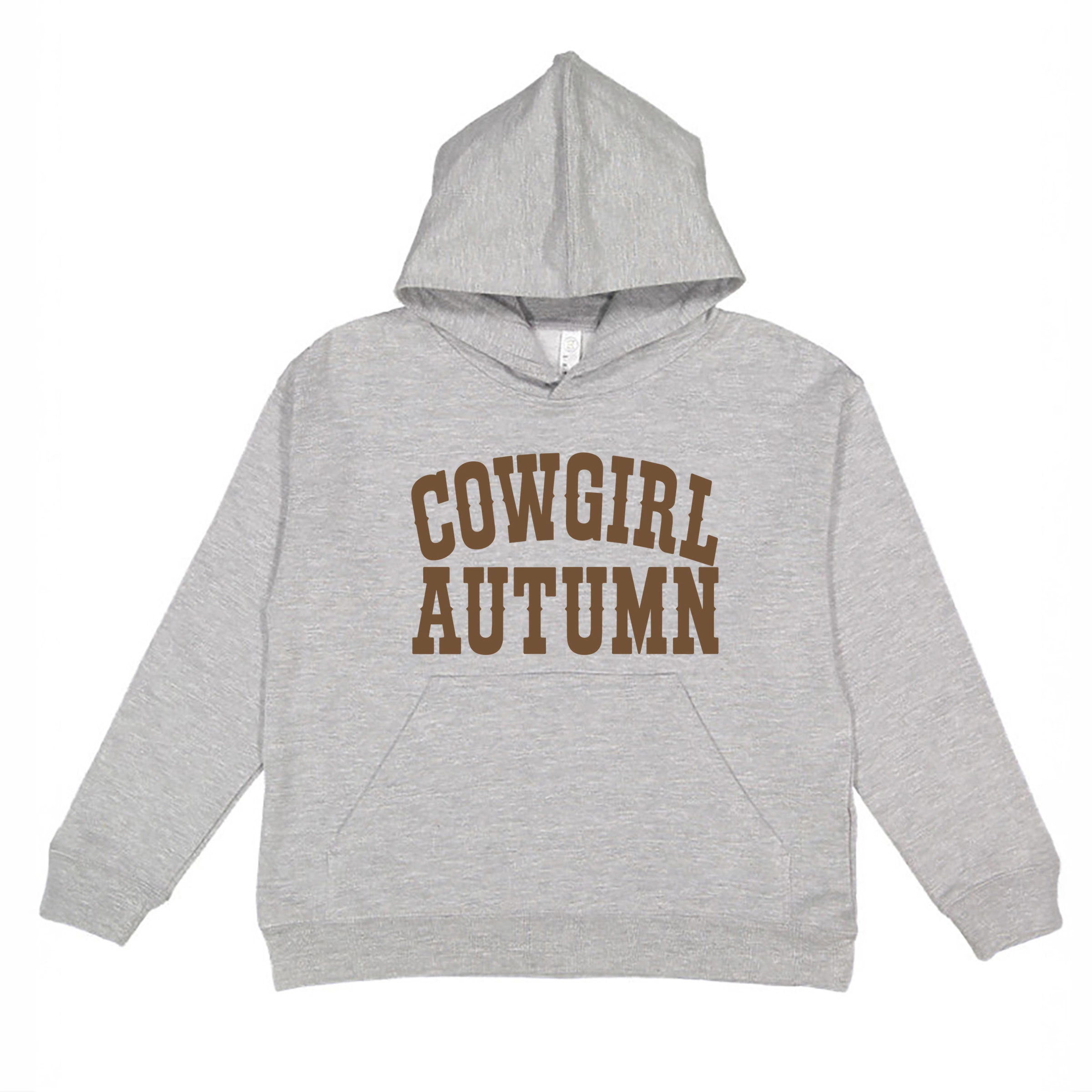The Juniper Shop - Youth Graphic Hoodie Cowgirl Autumn Brown