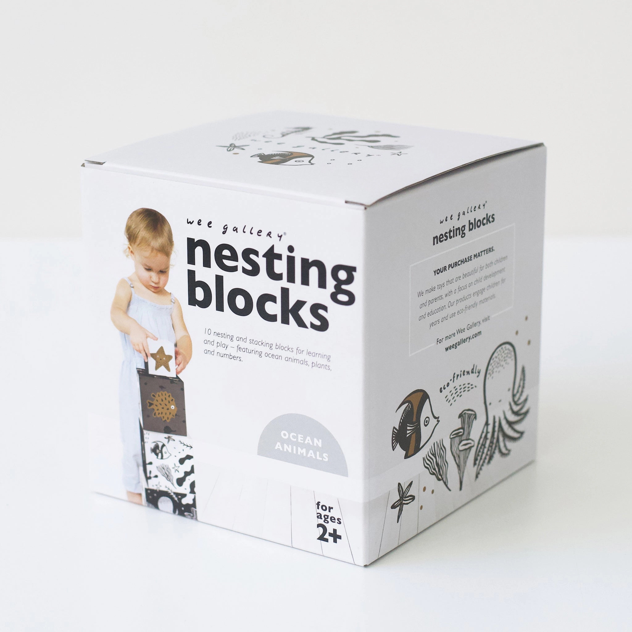 Wee Gallery Nesting Blocks - Ocean Animals