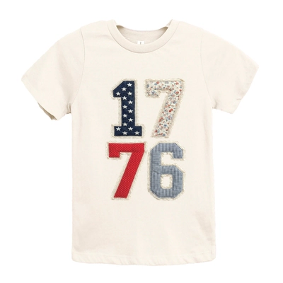 The Juniper Shop - 1776 Stacked Faux Patchwork Youth Short Sleeve Graphic T-Shirt