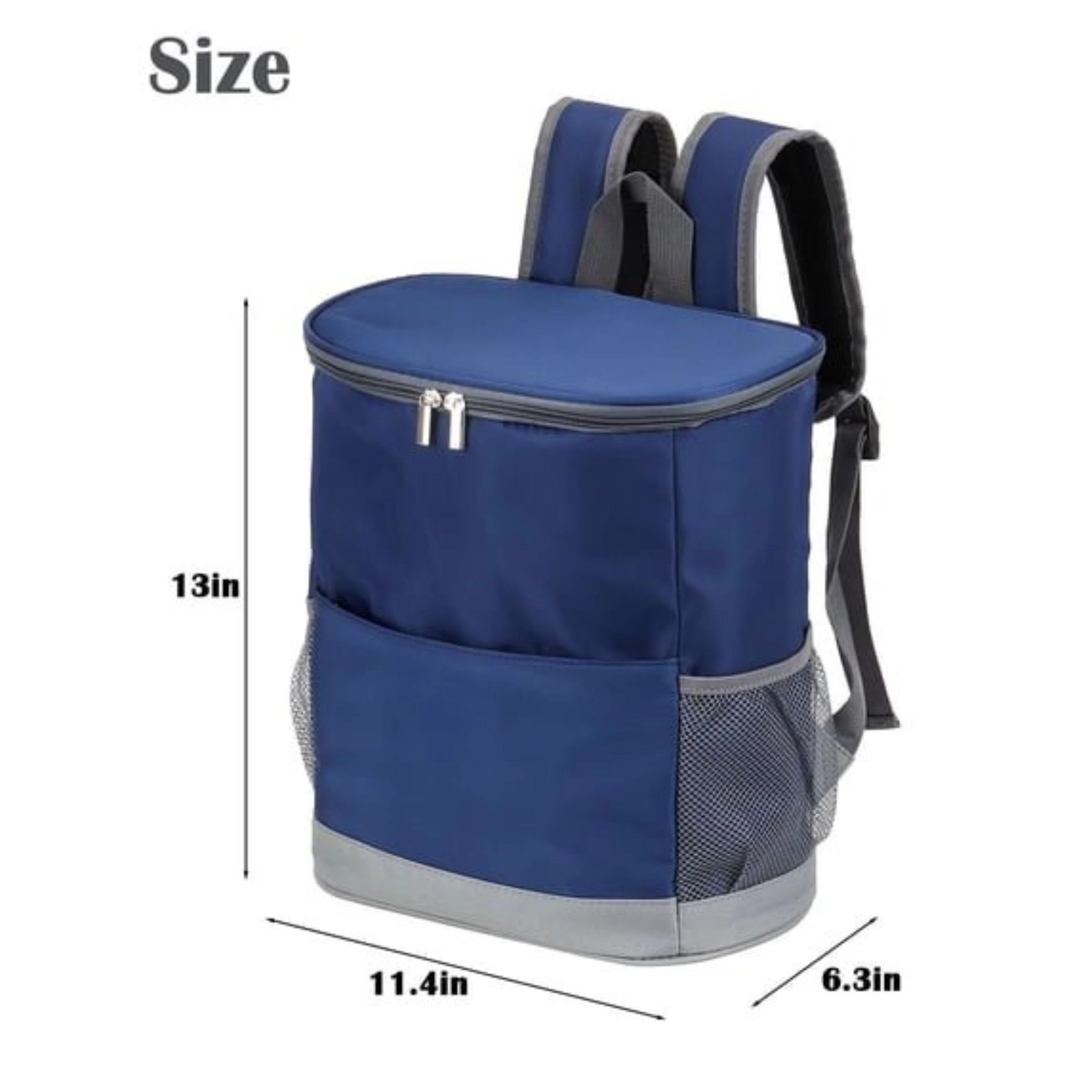 Home Collection Unisex Leakproof Insulated Cooler Backpack with Adjustable Straps